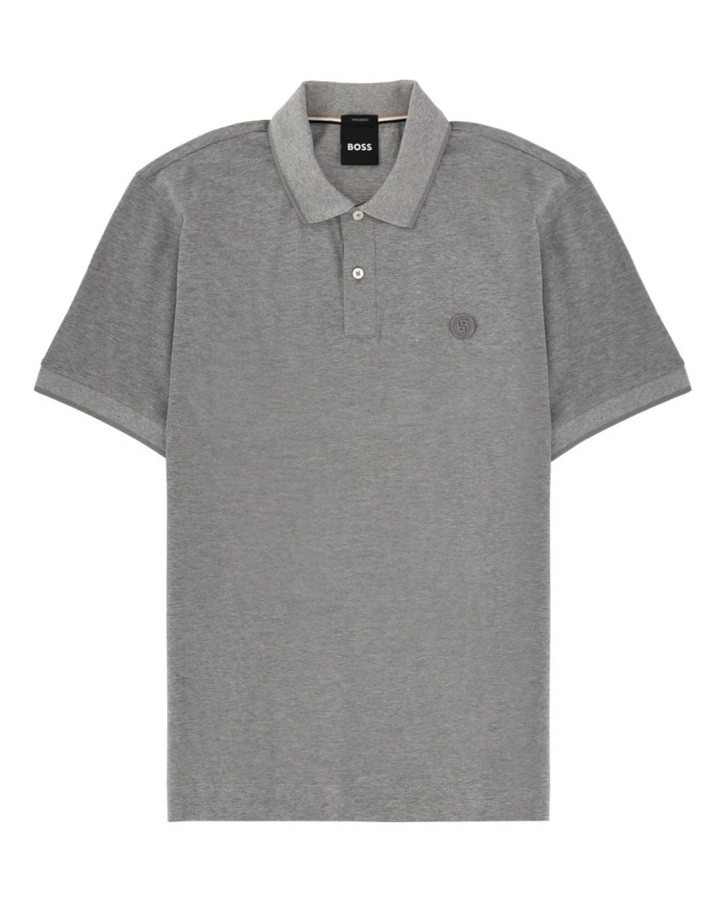 Boss Gray Polo Shirt "C-Parris" for men