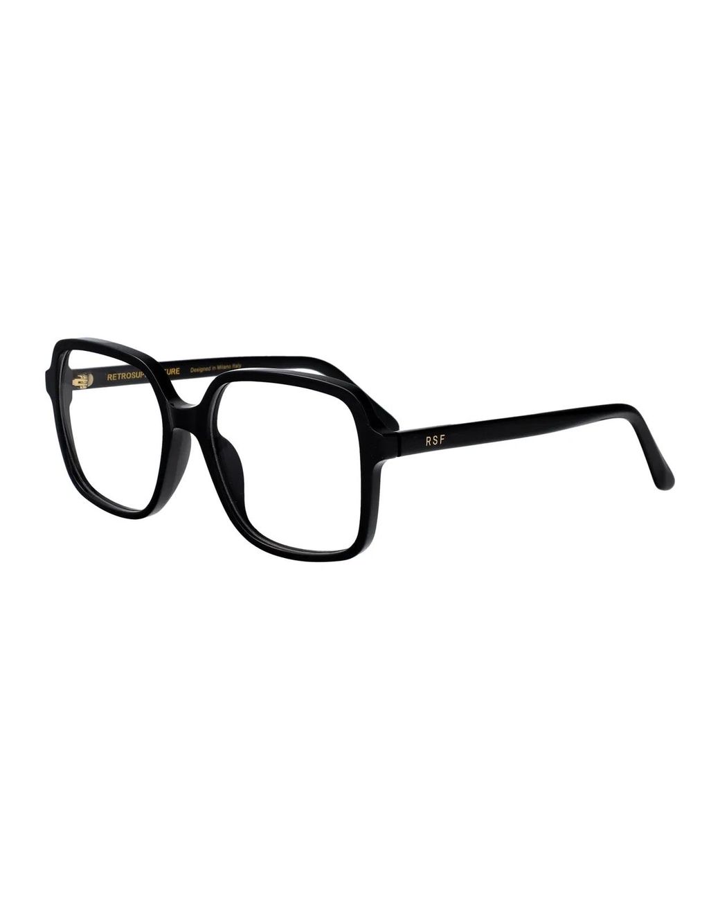 Retrosuperfuture Black Acetate Glasses