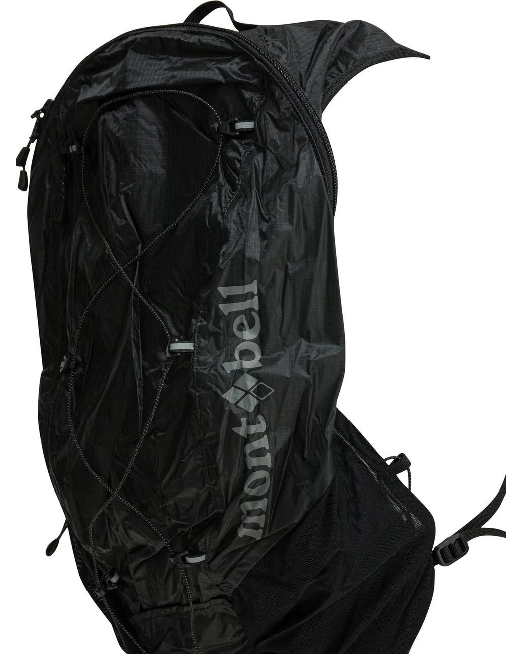 Montbell Black Nylon Backpack for men