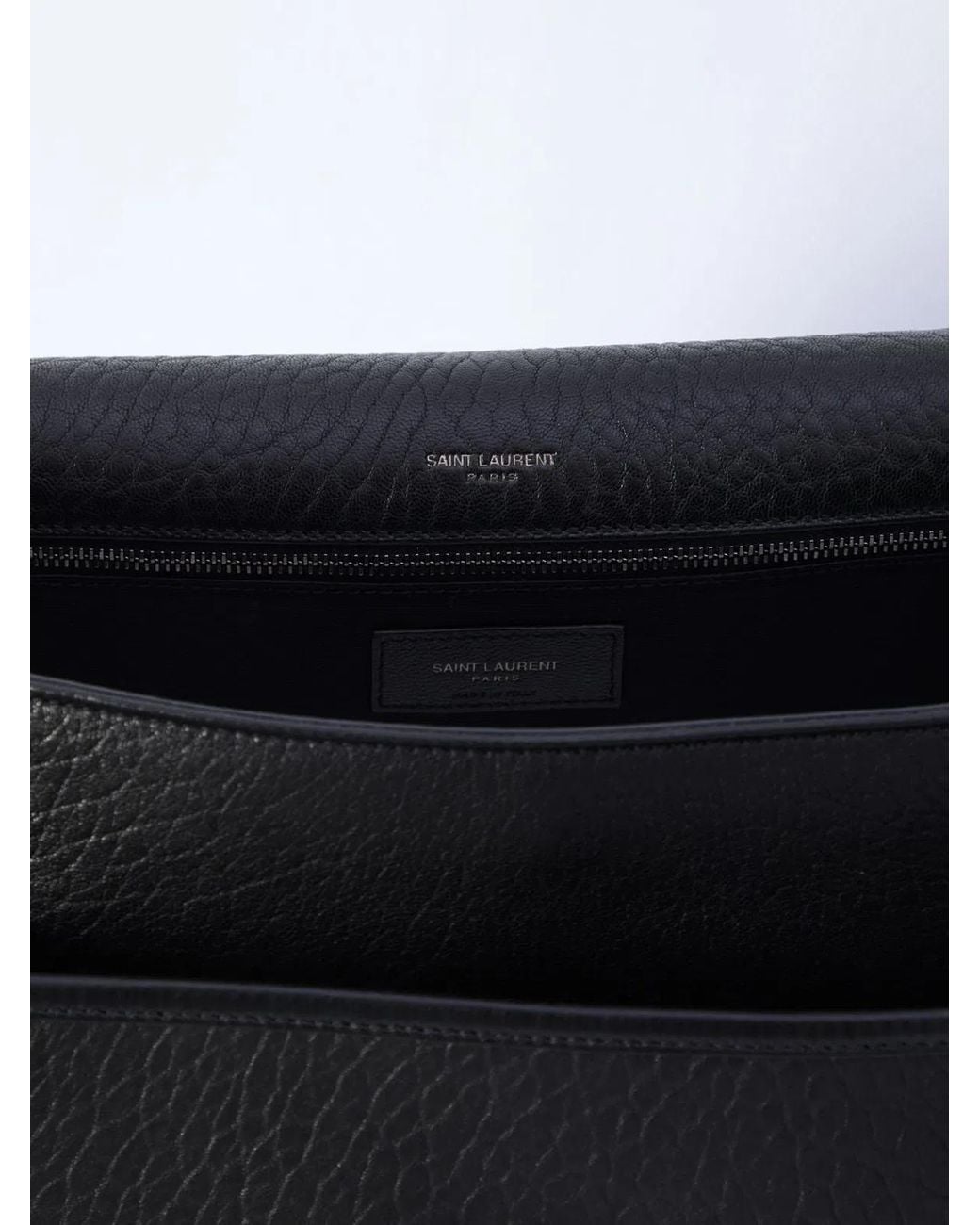 Saint Laurent Black Leather Large Niki Bag