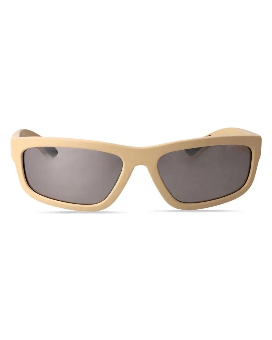 Prada Linea Rossa Gray Injected Sunglasses for men
