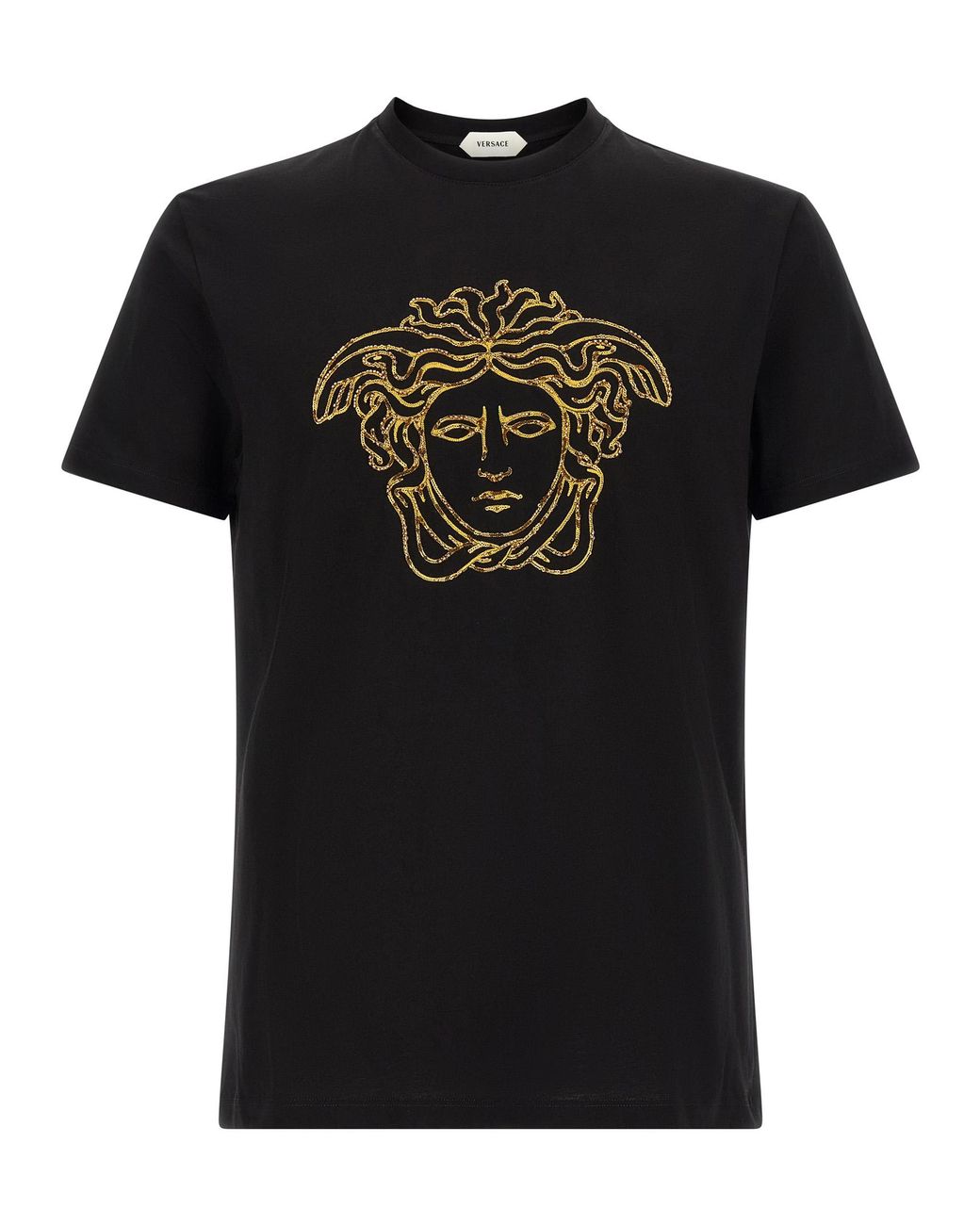 Versace Black 'Medusa' T-Shirt for men