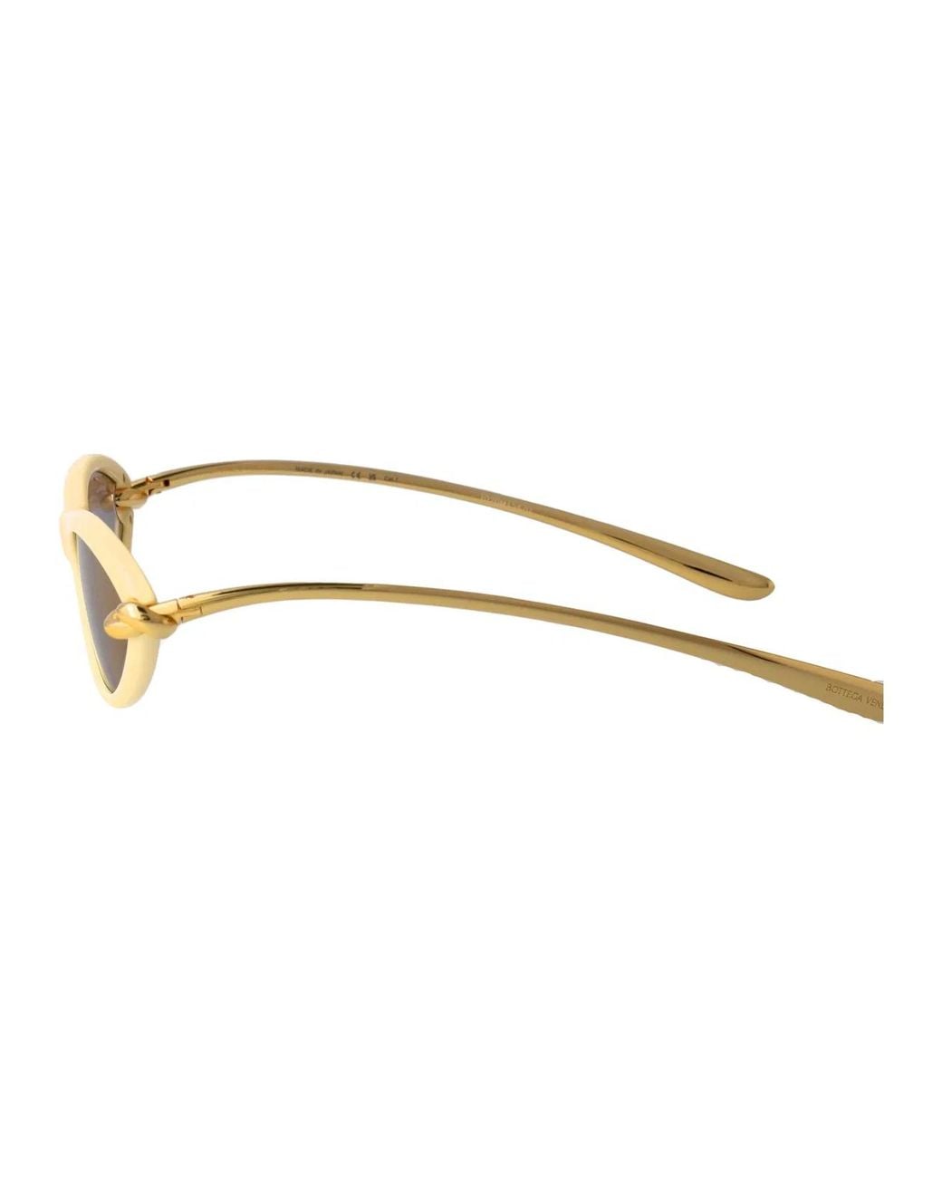 Bottega Veneta Natural Injected Sunglasses