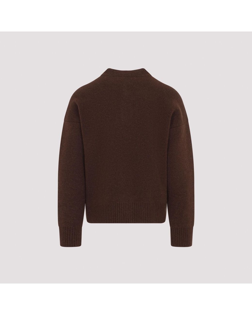 AMI Brown Chocolate Adc Cardigan for men