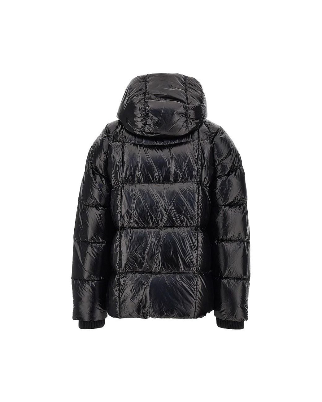 DSquared² Black Quilted And Padded Nylon Downjacket for men
