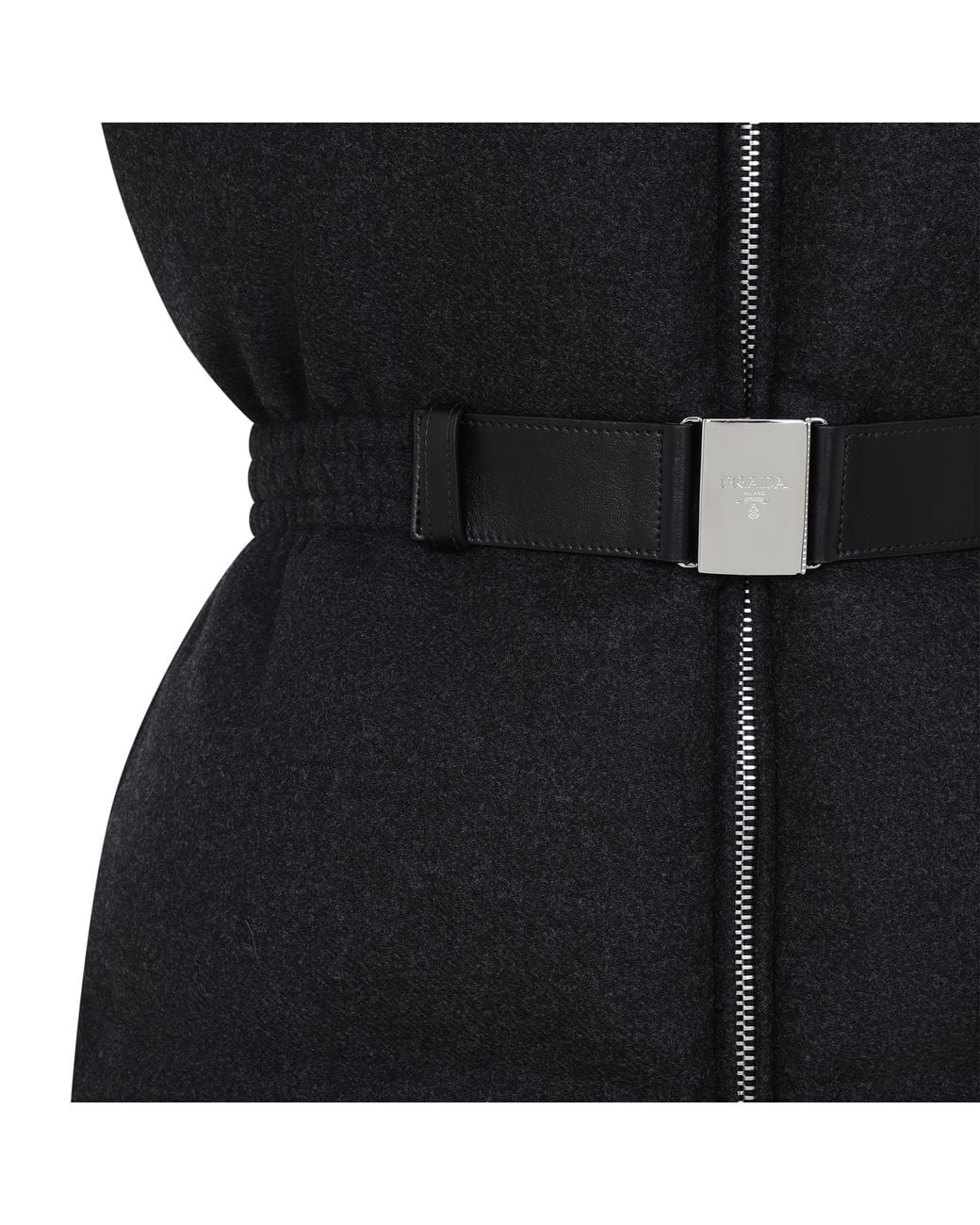 Prada Black Antracite Wool Vest