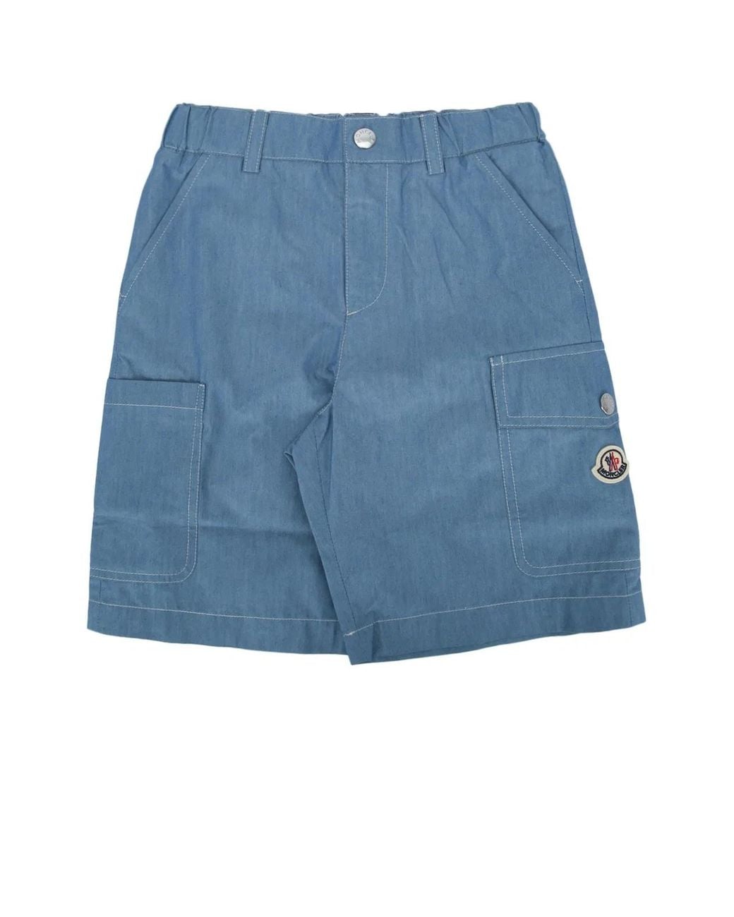 Moncler Blue Jr Shorts