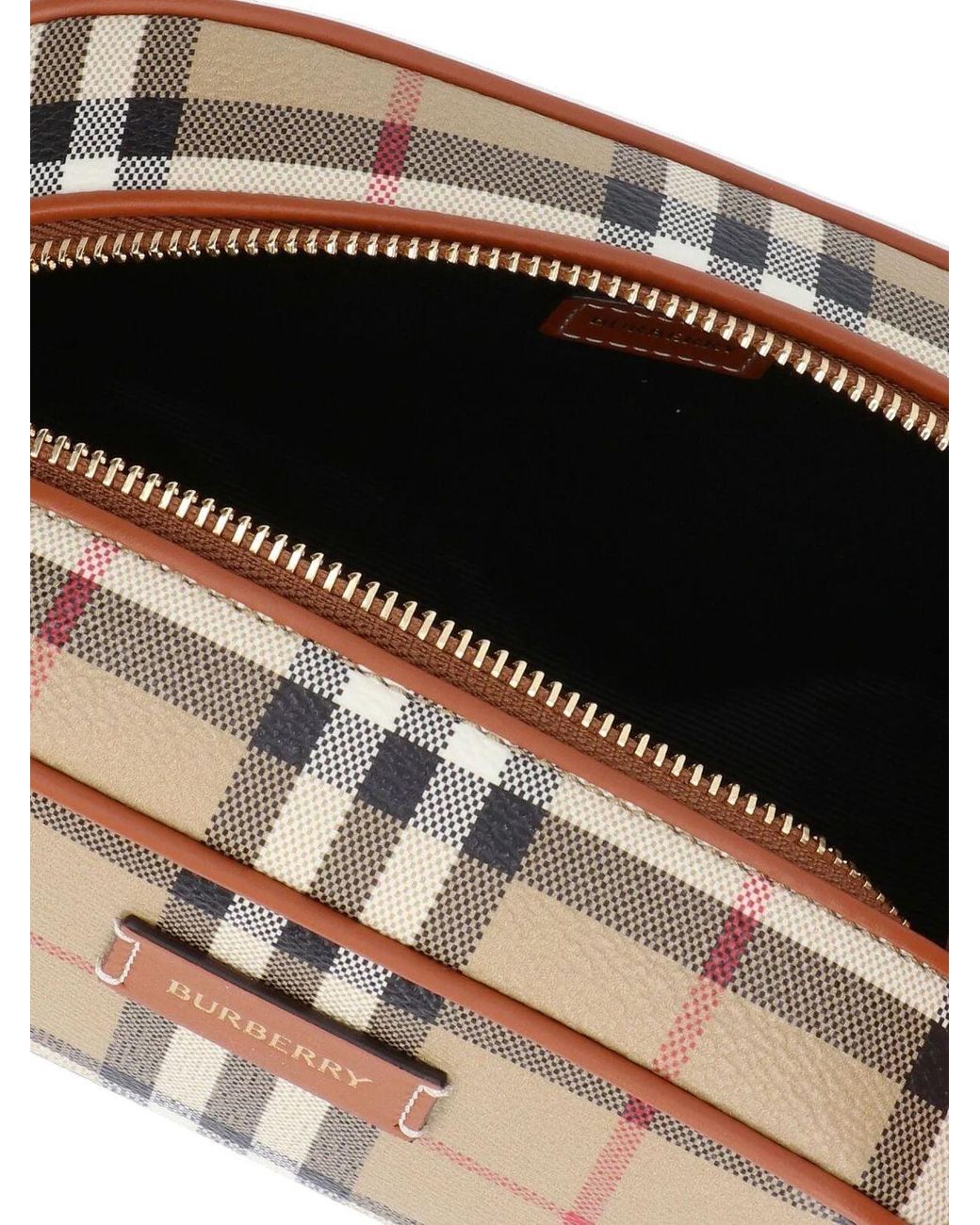 Burberry Brown Ls Sm Cosmetic Pouch Dfc