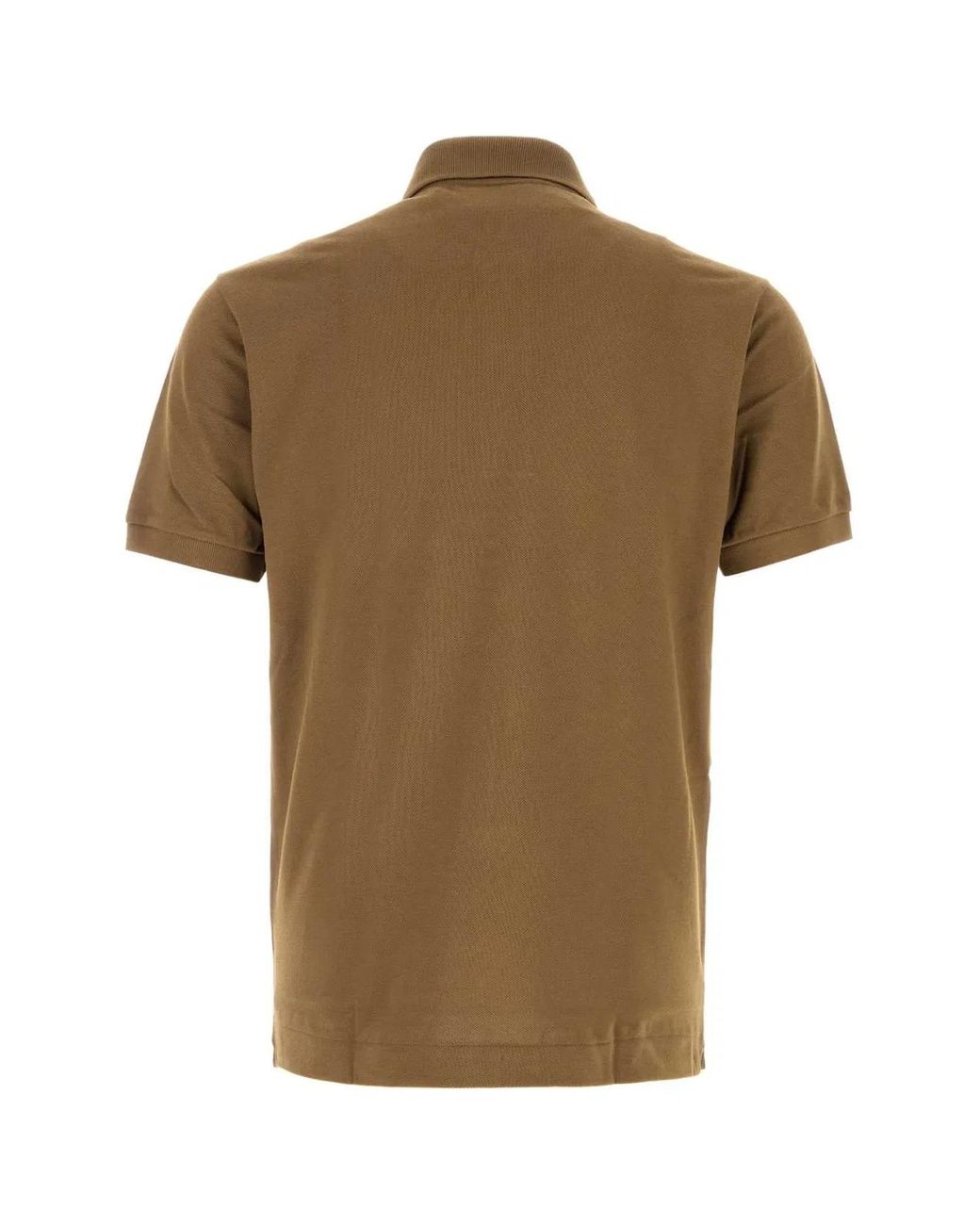 Lacoste Brown Piquet Polo Shirt for men