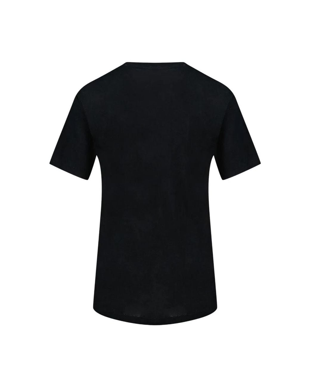 Isabel Marant Black Isabel Marant Etoile Zewel Logo Shortsleeve Linen Tshirt
