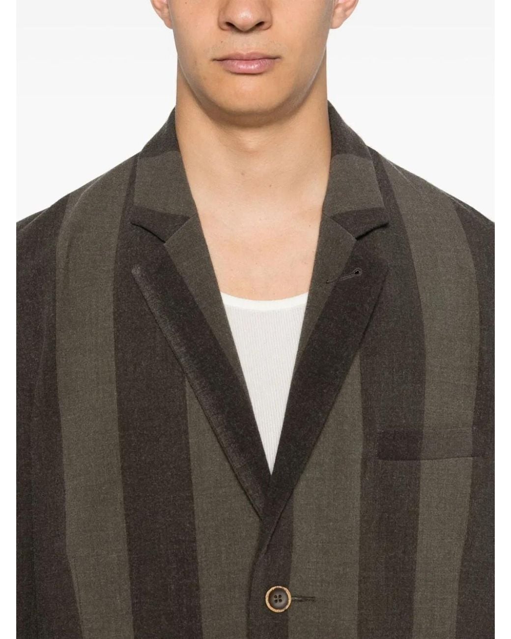Uma Wang Brown Jacal Jacket for men