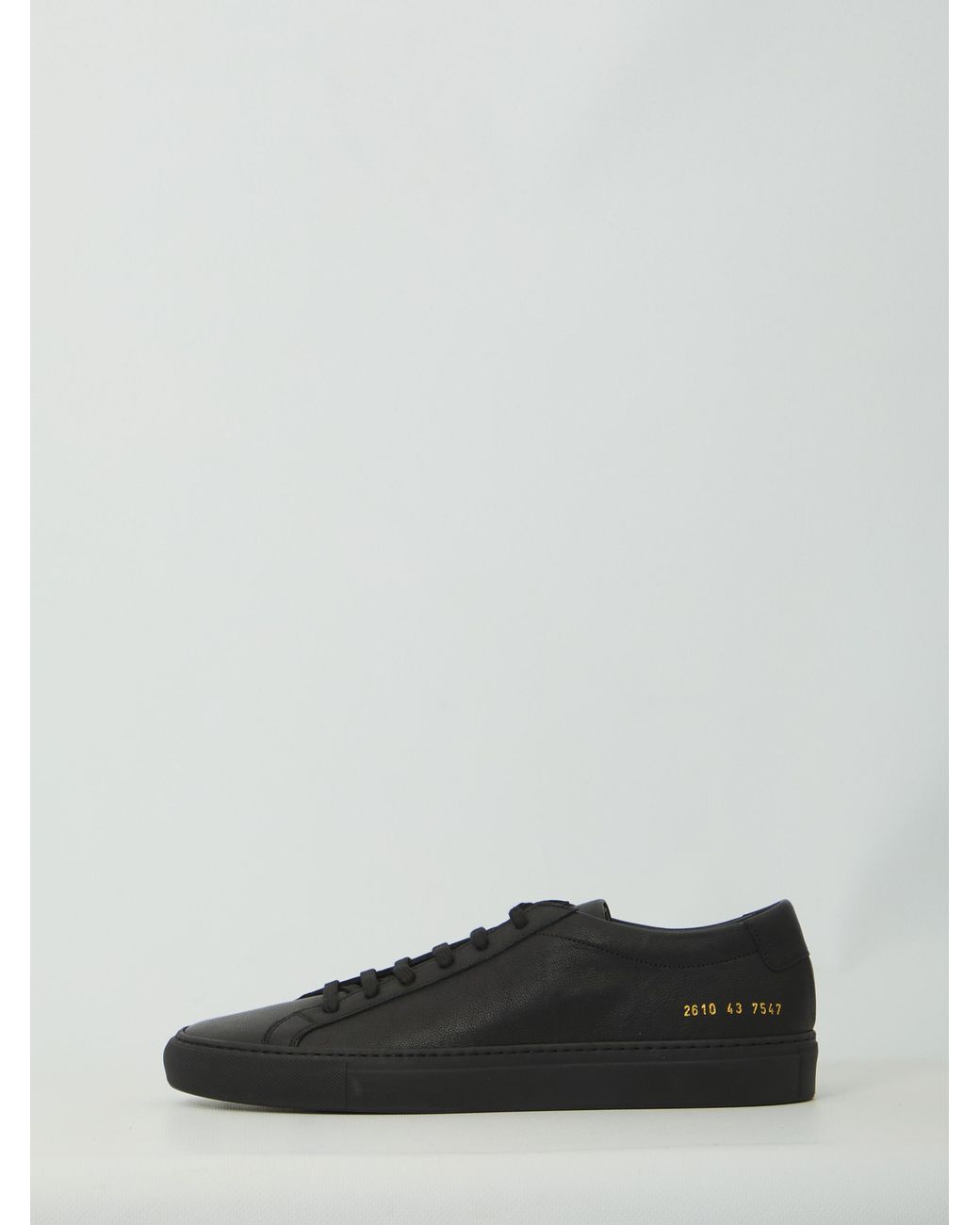 Common Projects Black Achilles Premium Sneakers for men