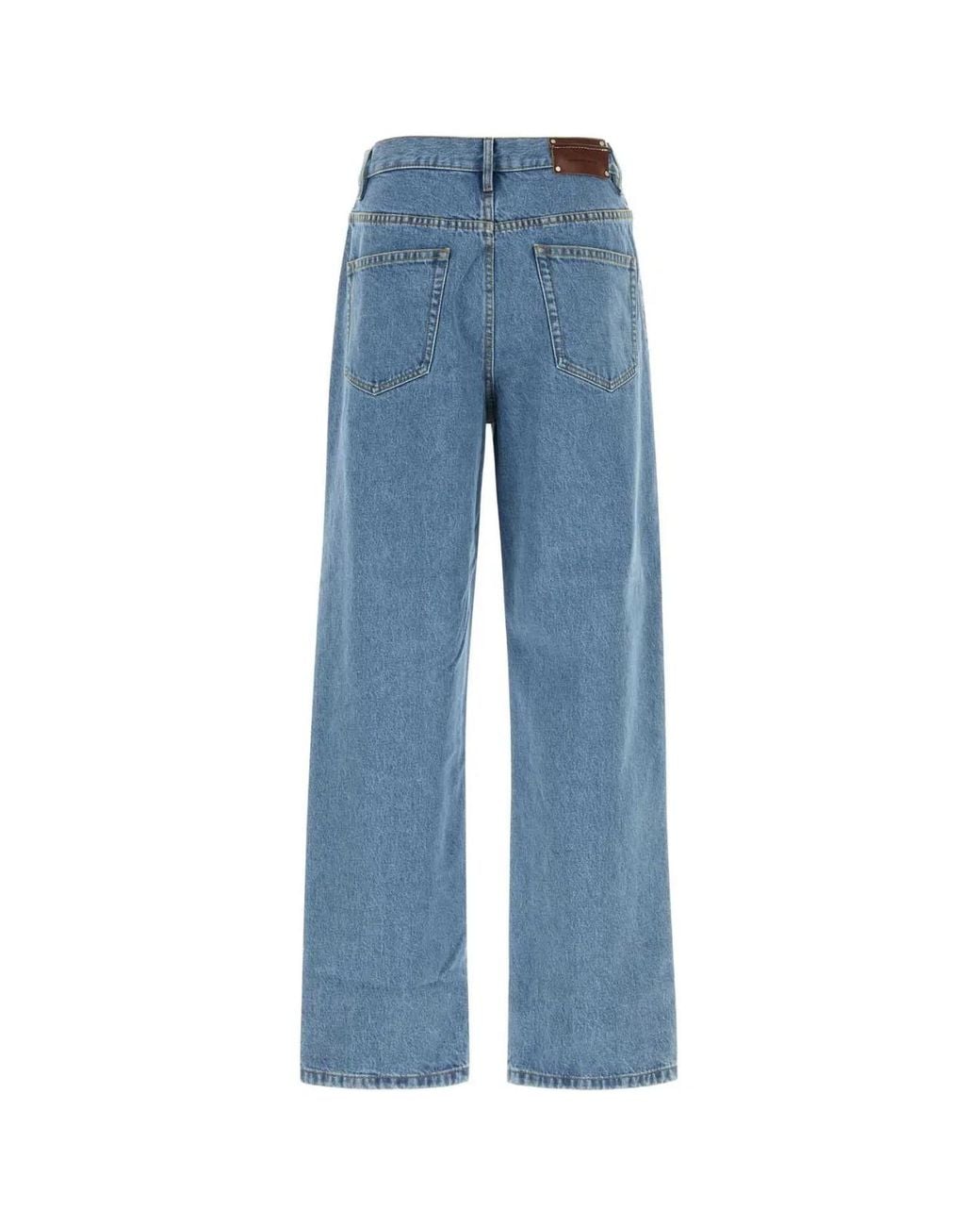 Dries Van Noten Blue 02630-Pine Den 4400 M.W.Pants for men