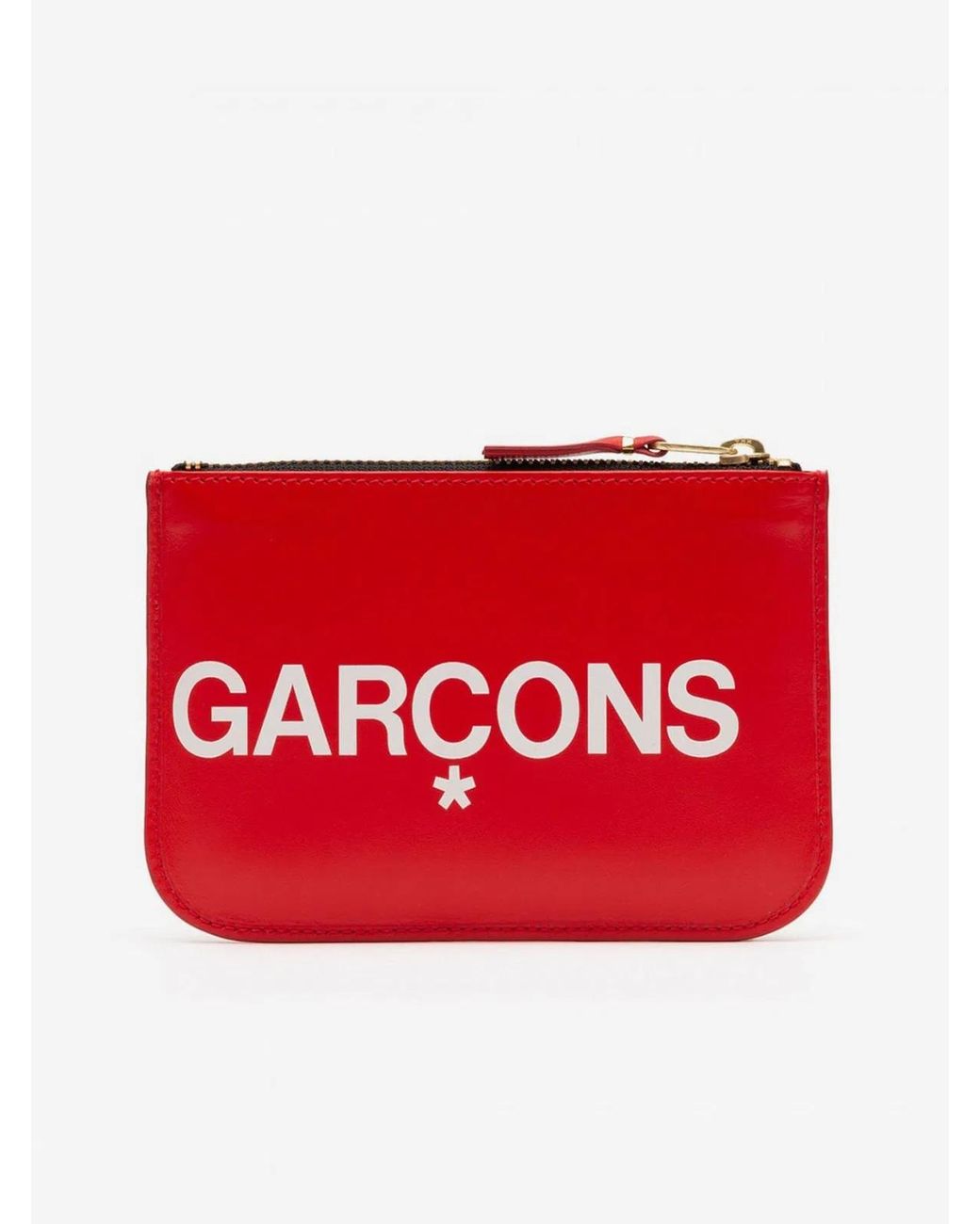 Comme des Garçons Red Huge Logo Wallet for men