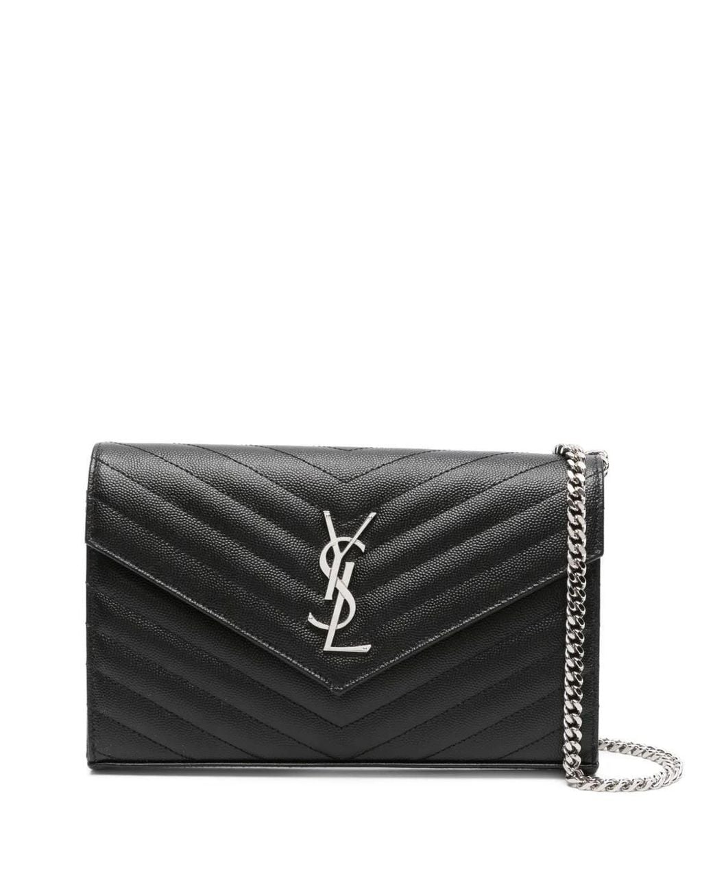 Saint Laurent Black Chain Wallet