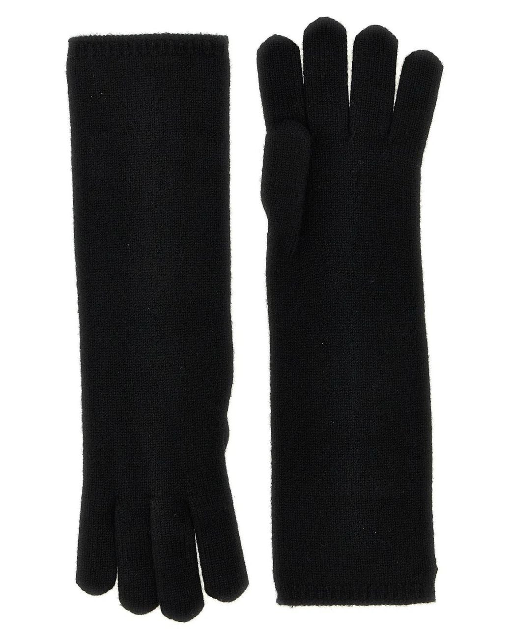 Max Mara Black 'Alaggio' Gloves