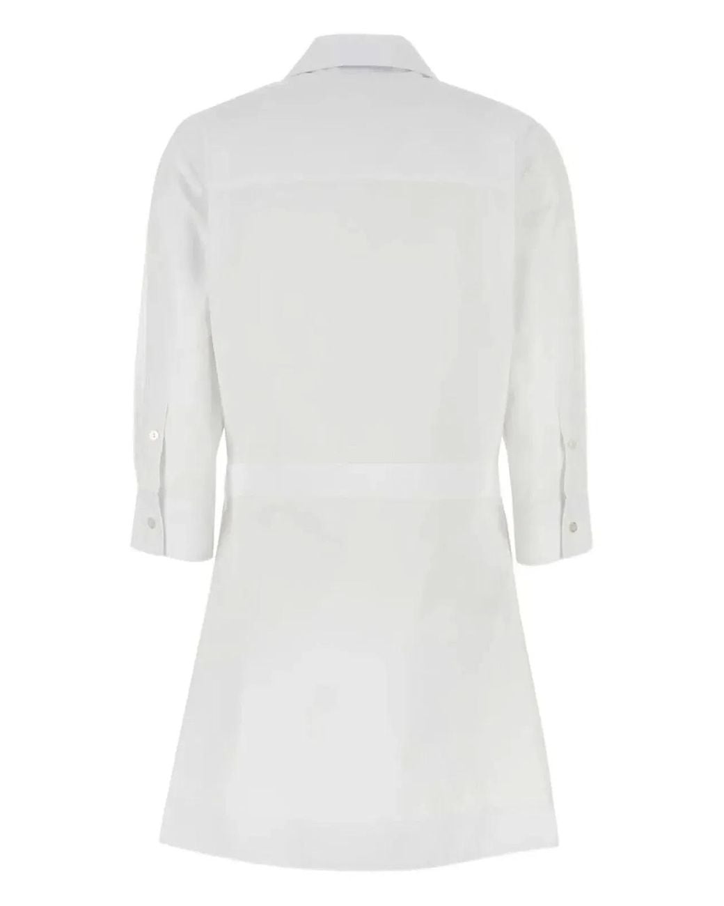 Gucci White Cotton Dress