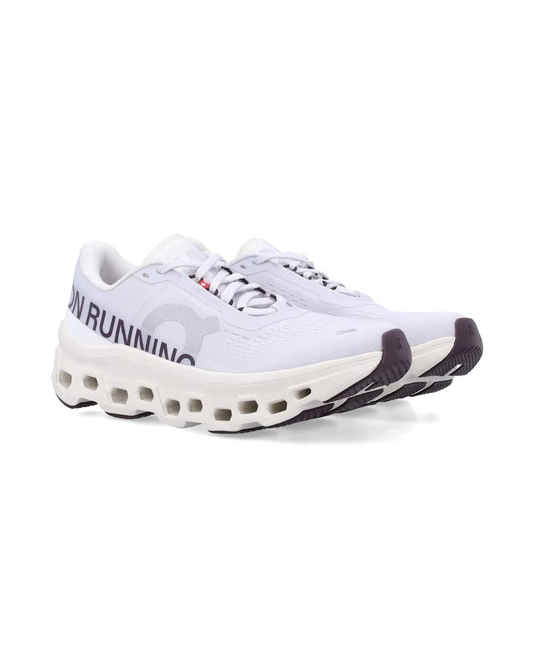 On Shoes White Cloudmonster 1 Running Shoes