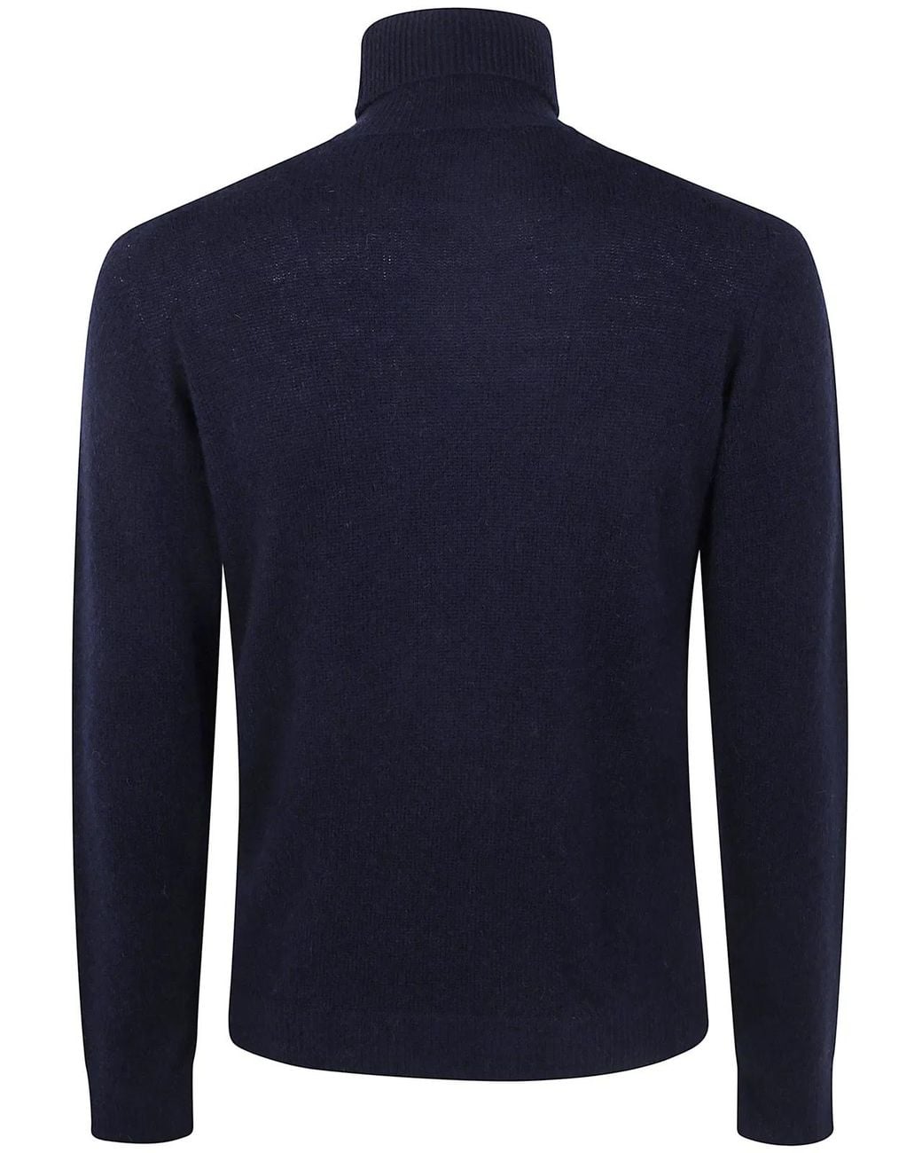 Roberto Collina Blue High Neck for men