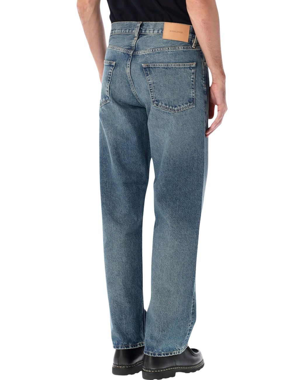 sunflower Blue Loose Jeans for men