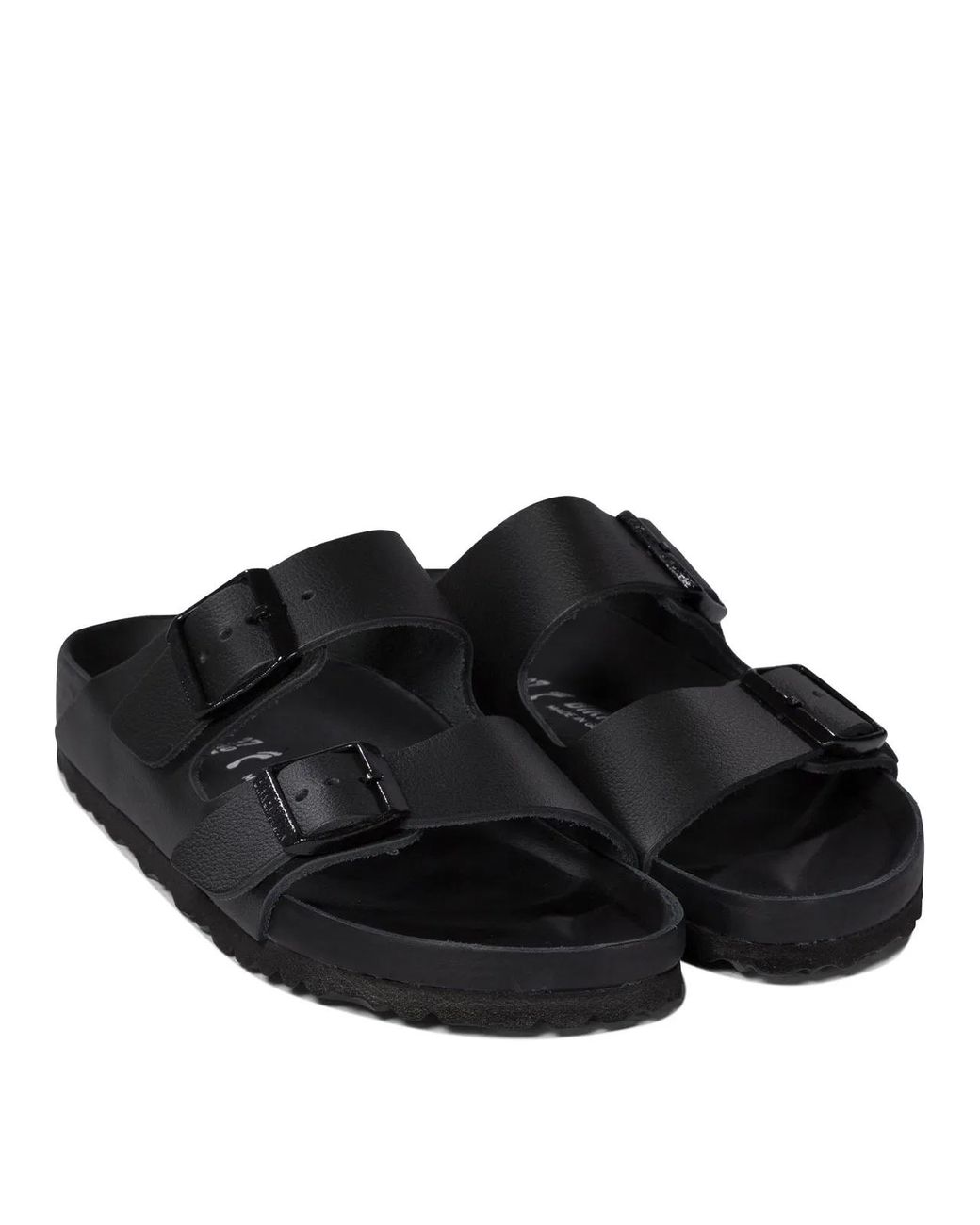 Birkenstock Black Leather Sandals for men