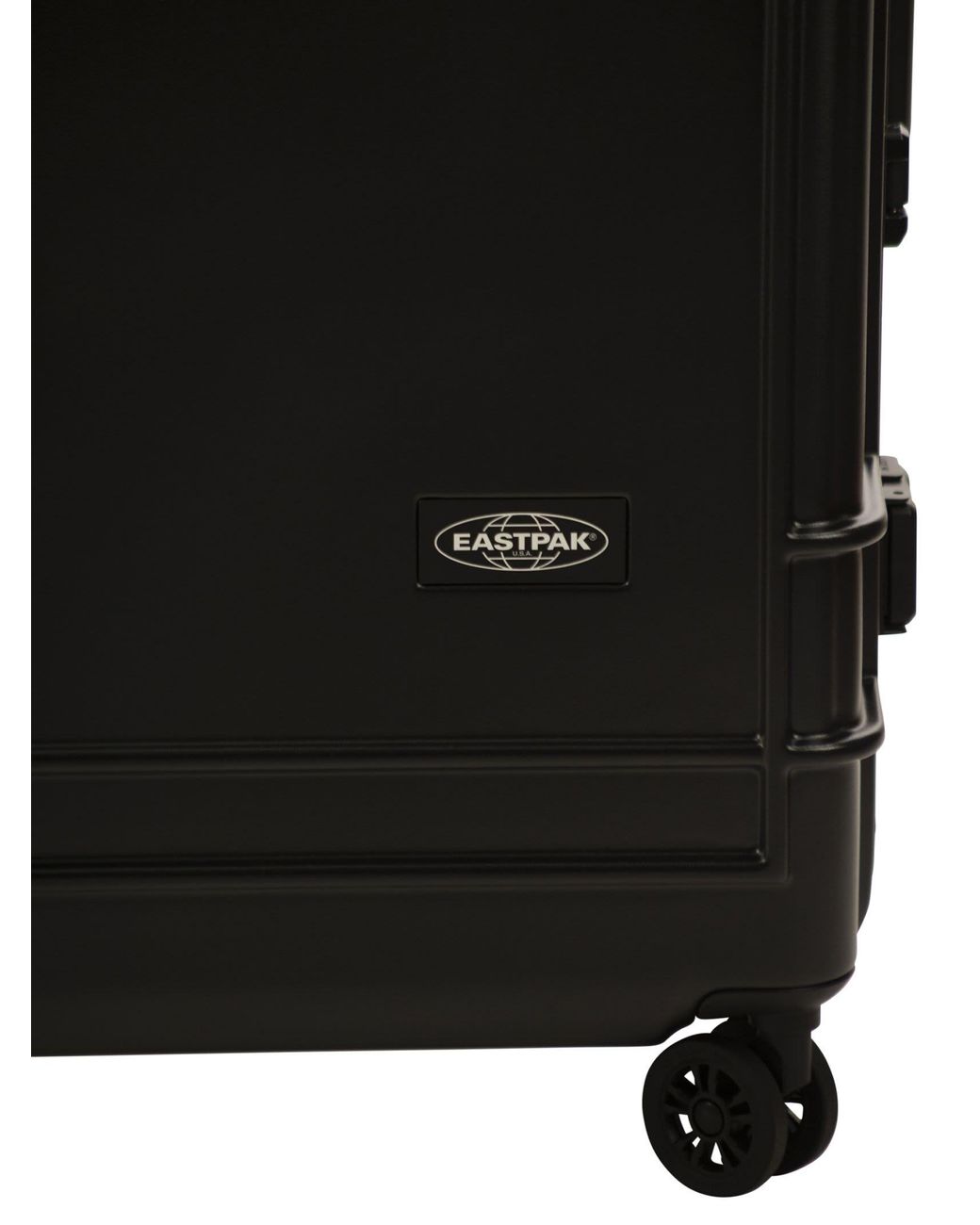 Eastpak Black Hard-Shell Polycarbonate Suitcase With Multidirectional Wheels