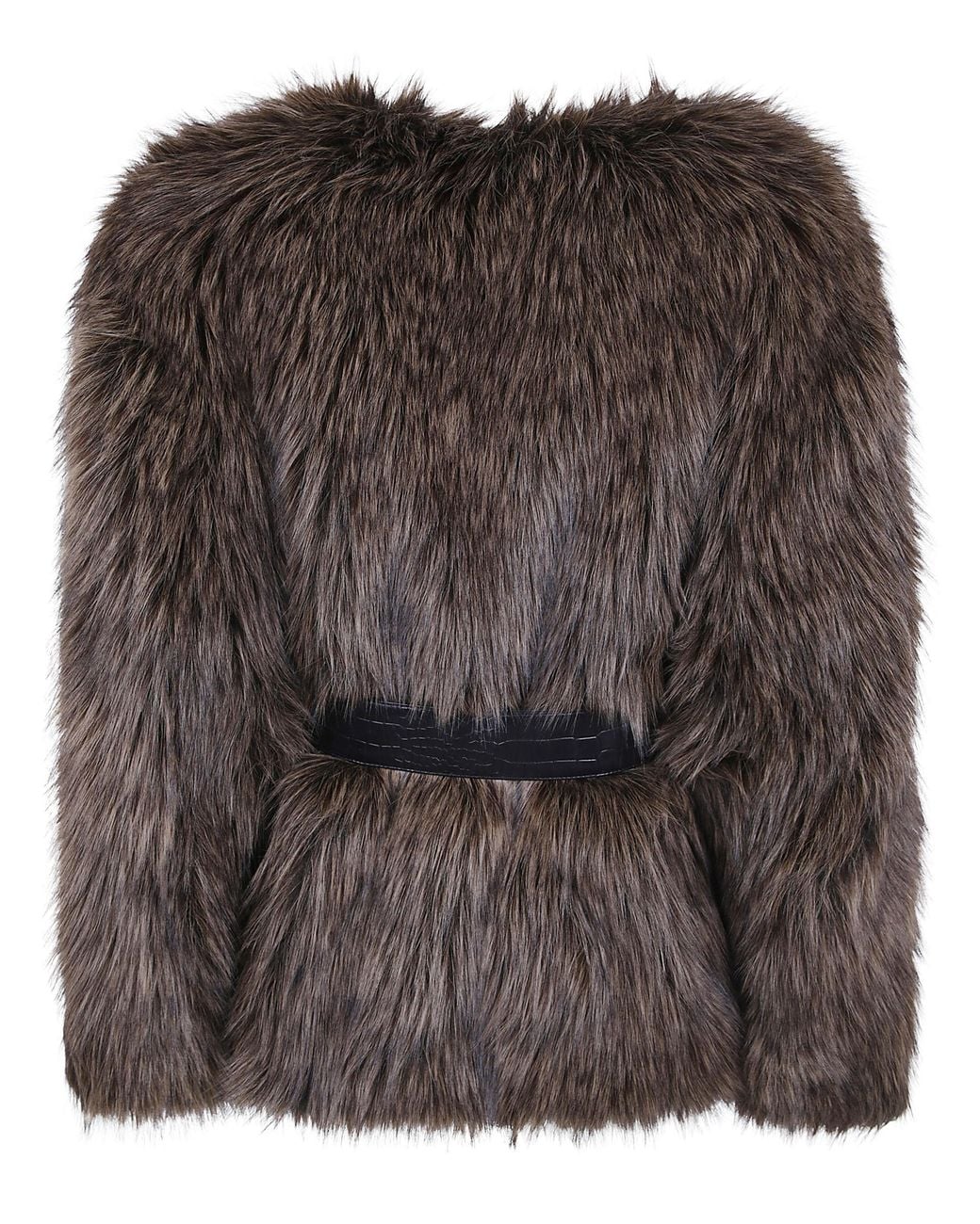 Magda Butrym Black Fur Jacket