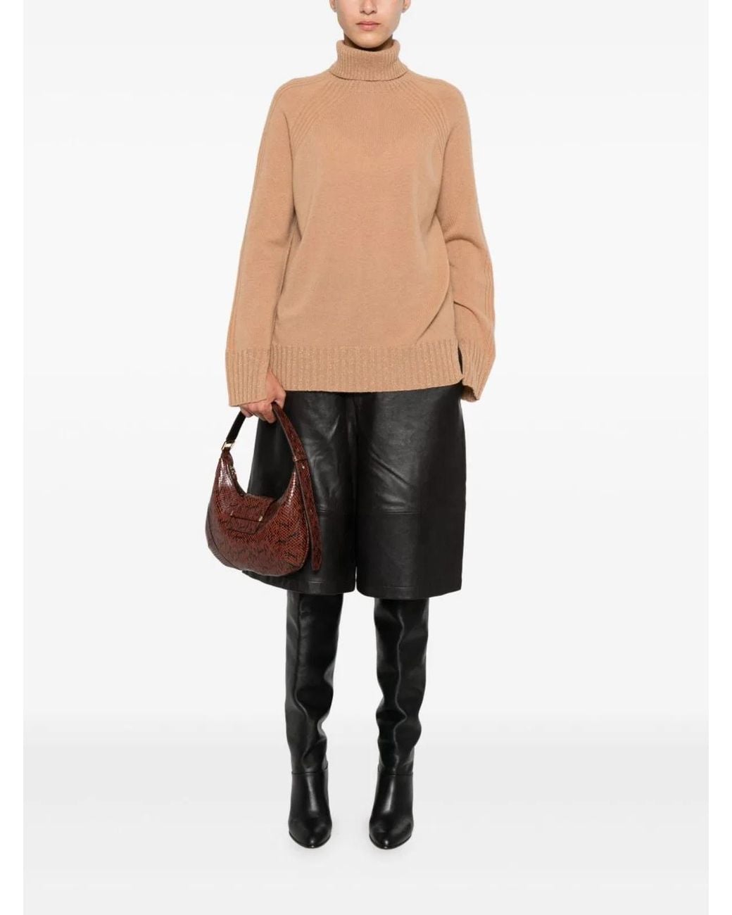 Twinset Natural Wool Cashmere Polyester Sweater