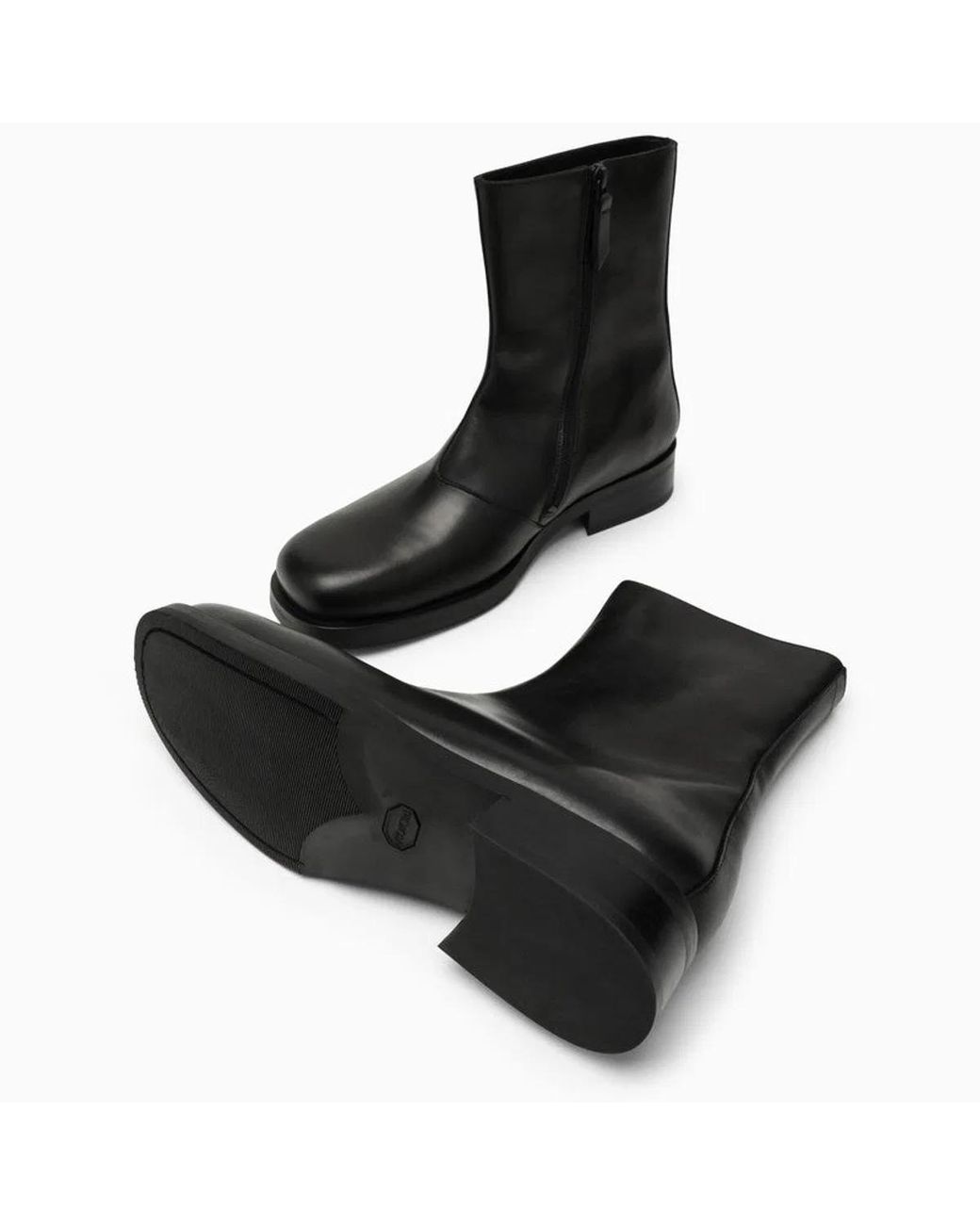 Our Legacy Black Leather Ankle Boot for men