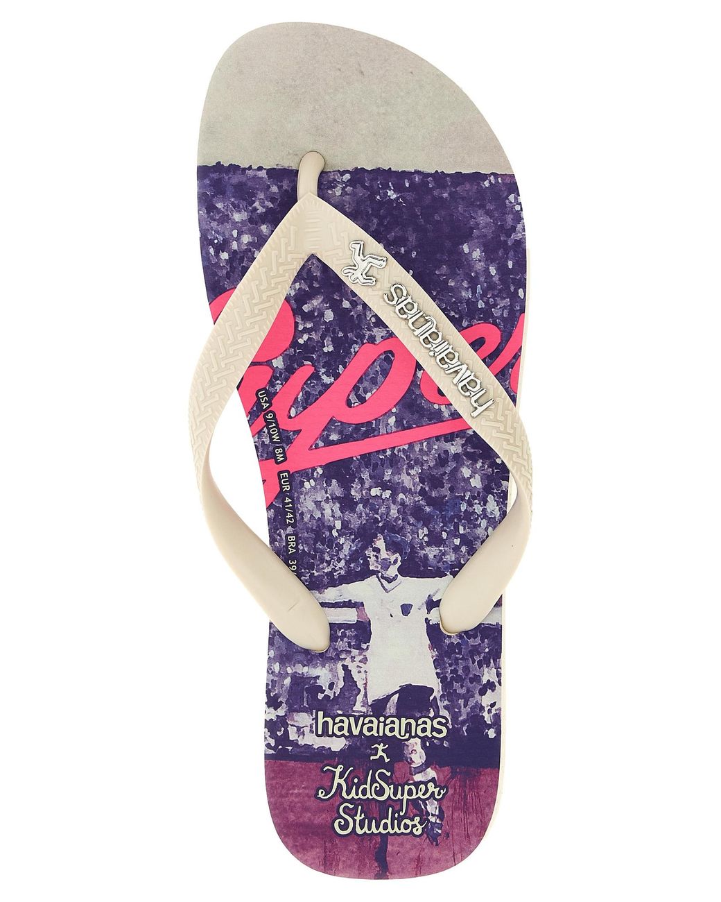 Havaianas Multicolor X Kidsuper 'Top Futebol' Flip Flops for men