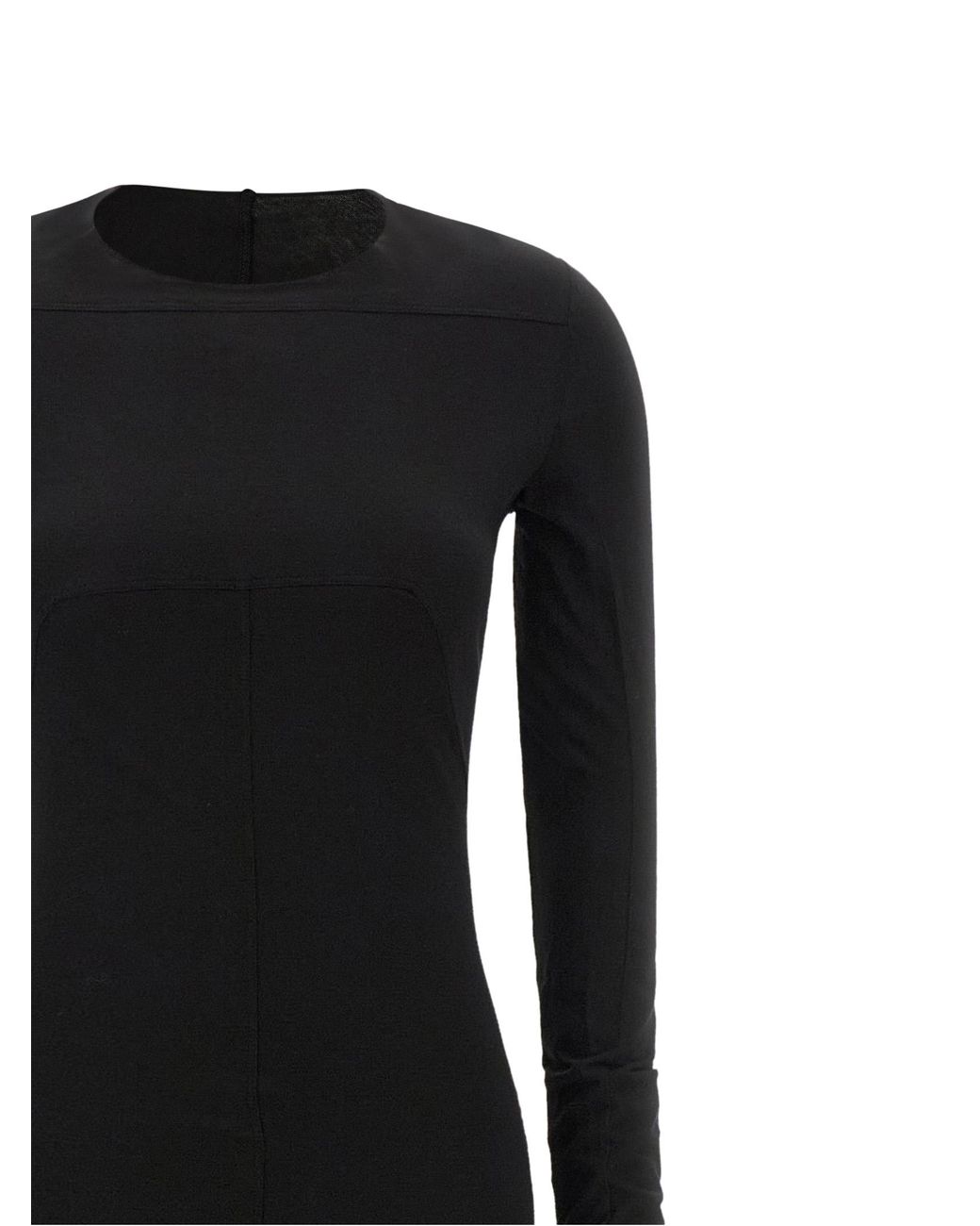 Rick Owens Black 'simple Edfu Gown' Dress