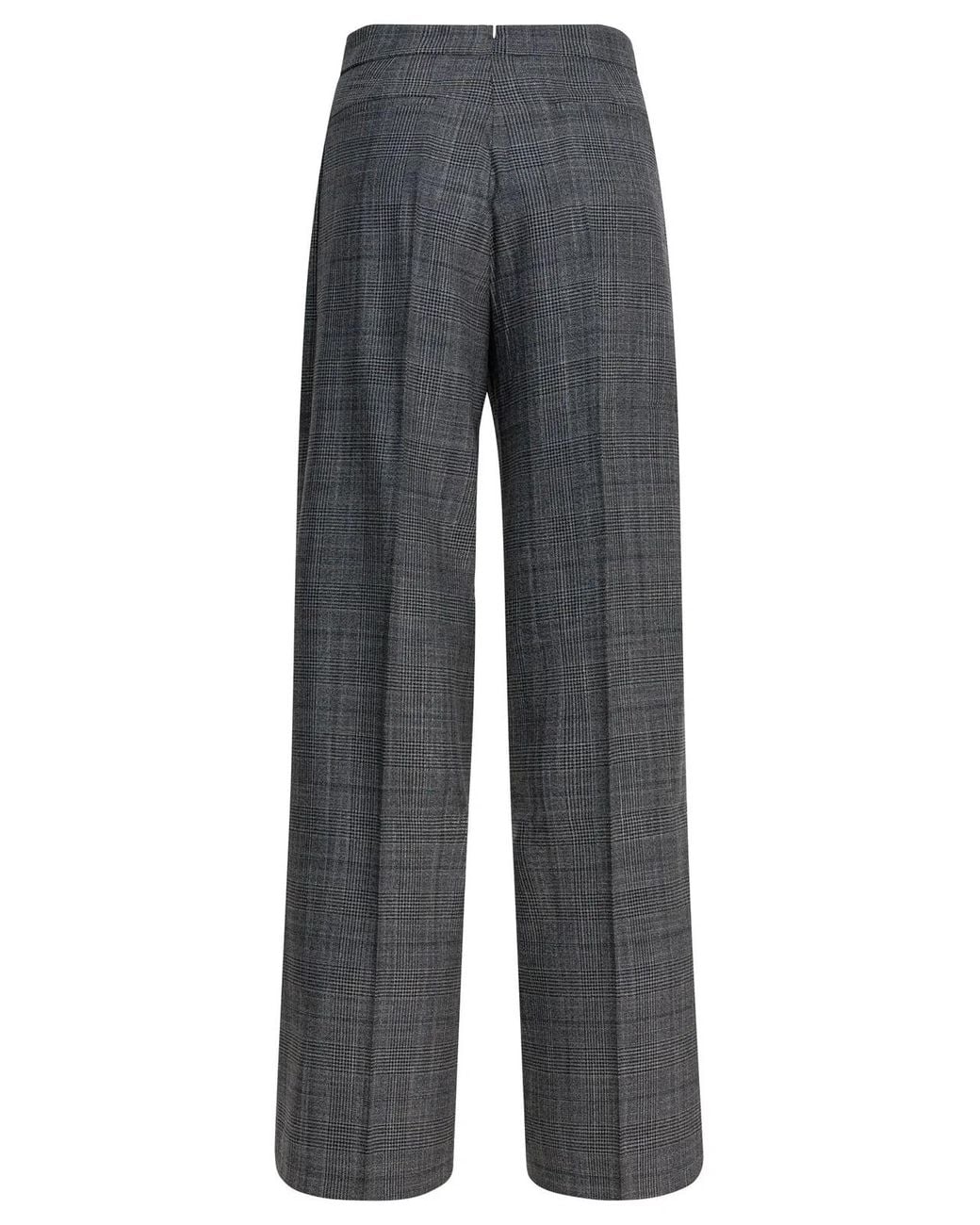 Sa Su Phi Gray Wool Silk Trousers
