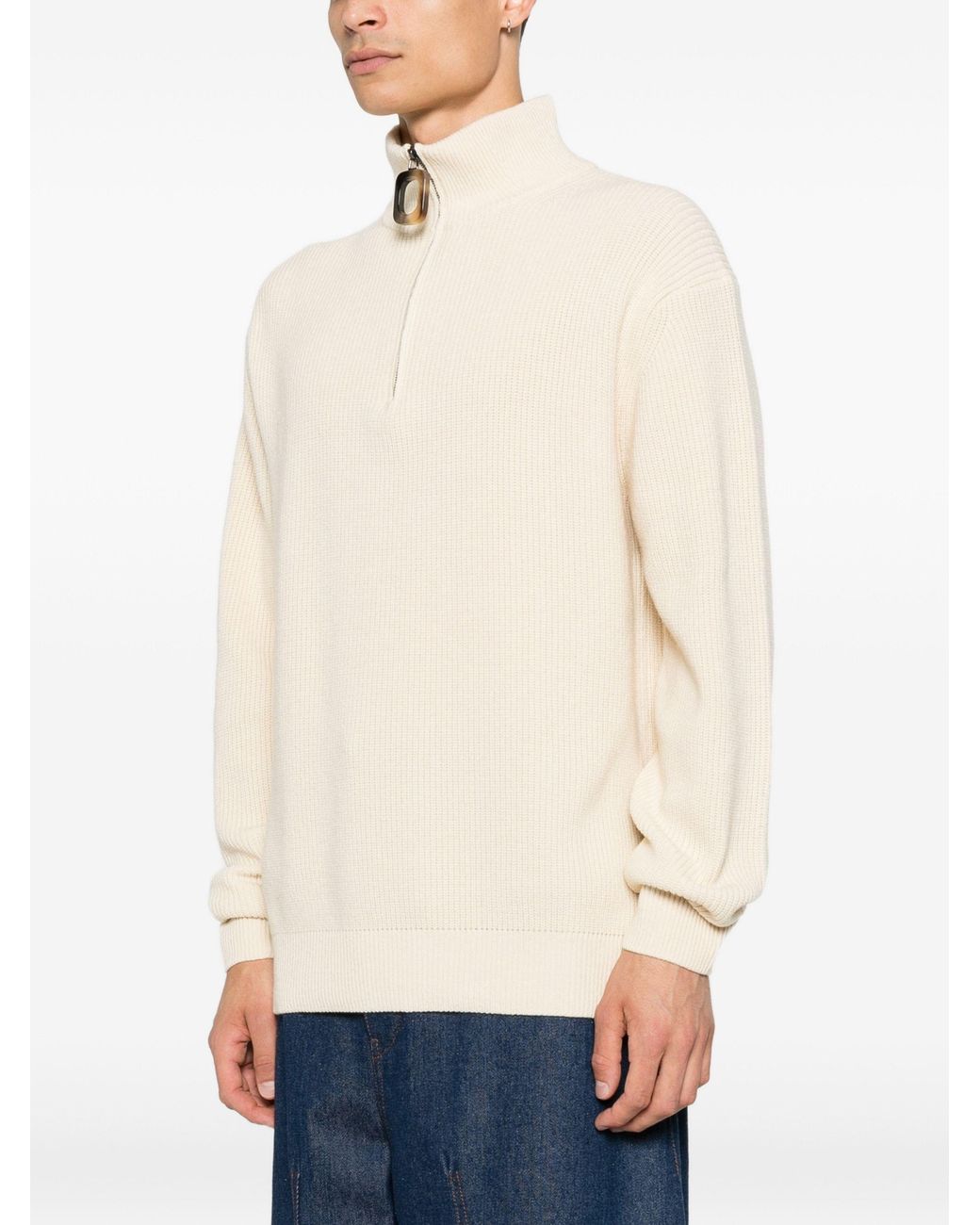J.W. Anderson Natural Wool Sweater for men