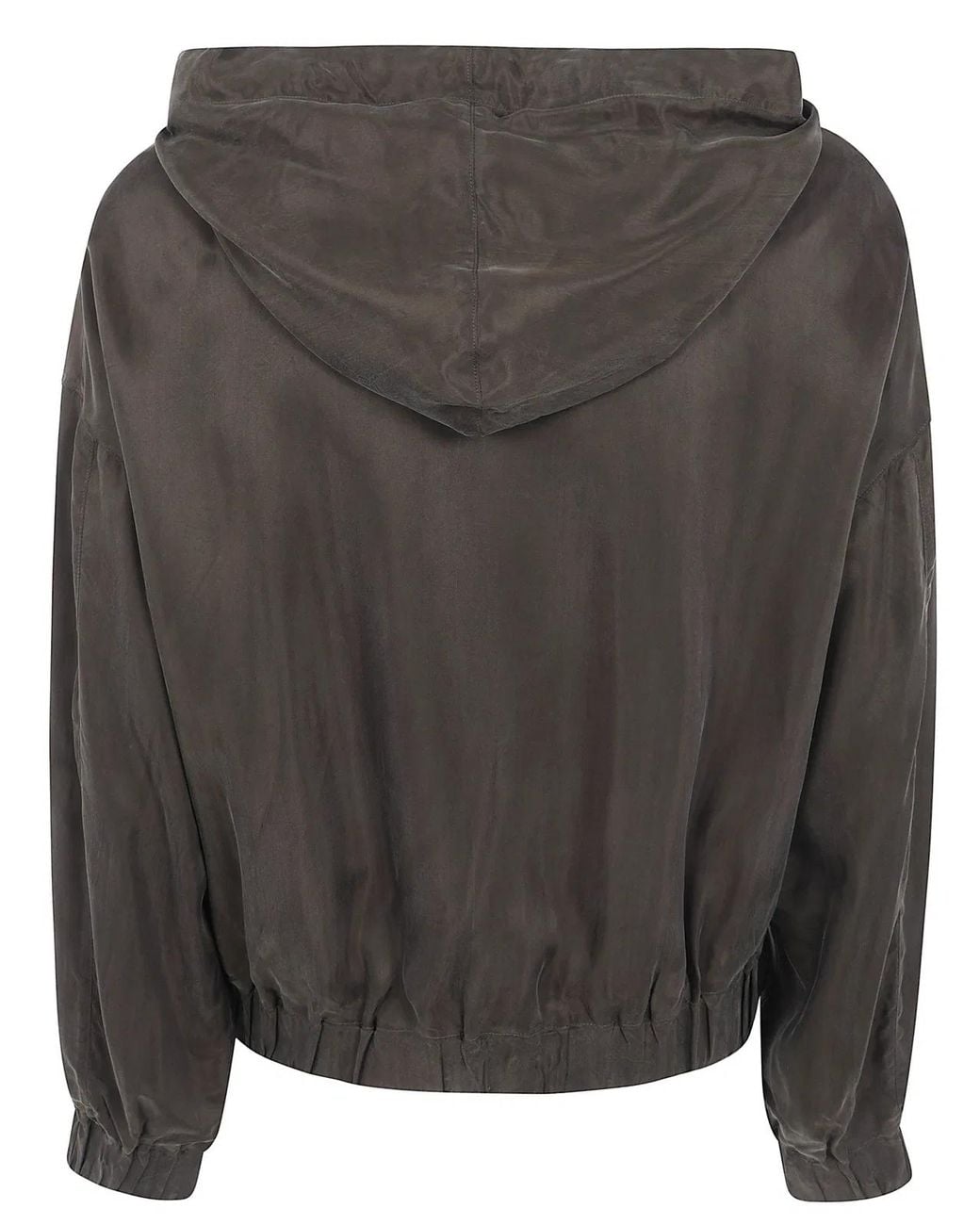 Ziggy Chen Black Cropped Full Zip Hoodie for men