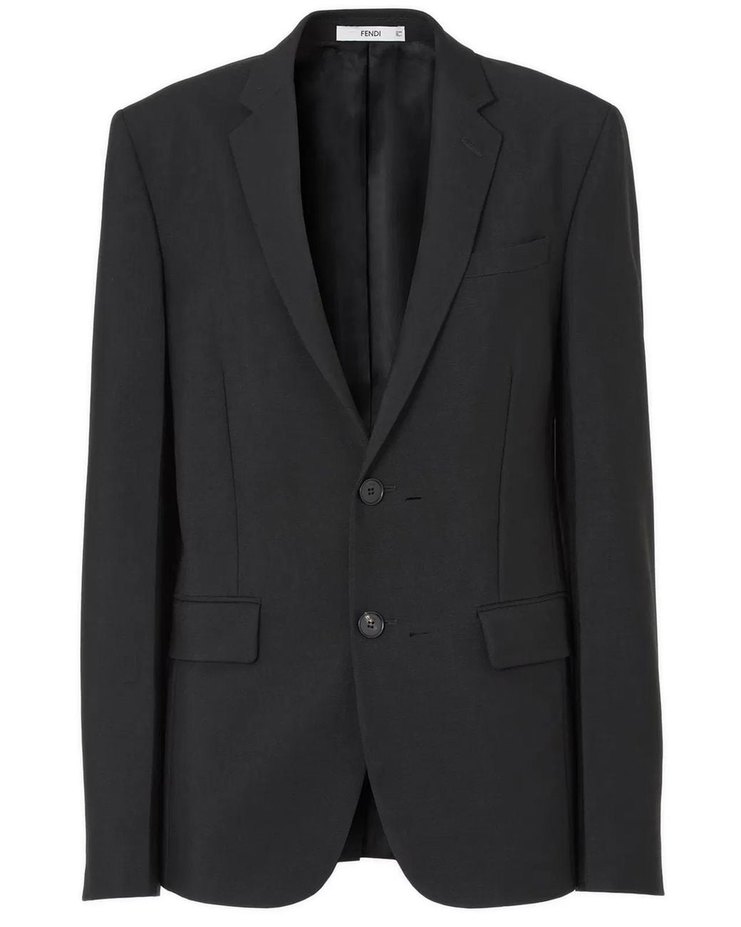 Fendi Black Single-Breasted Blazer