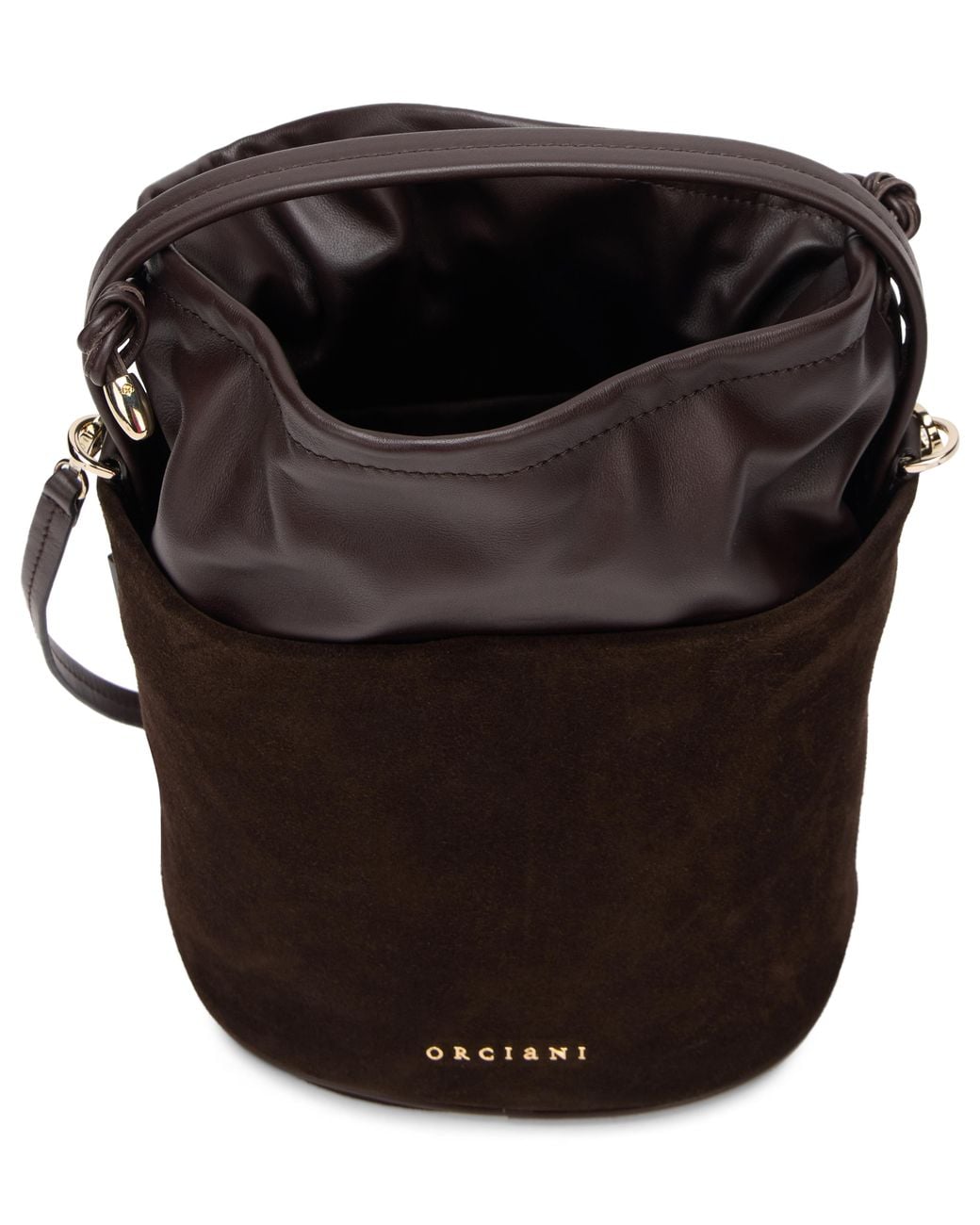 Orciani Black Bucket Bag Her