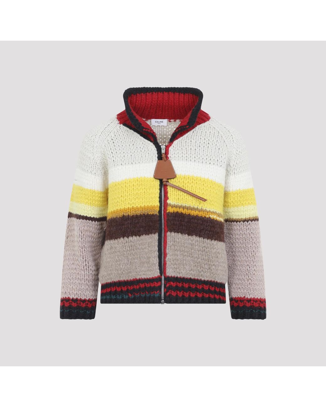 Céline Multicolor Wool Cardigan