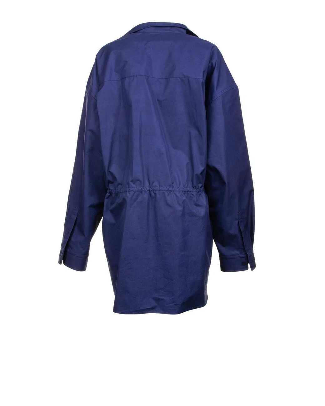 Balenciaga Blue Mini Shirt Style Dress
