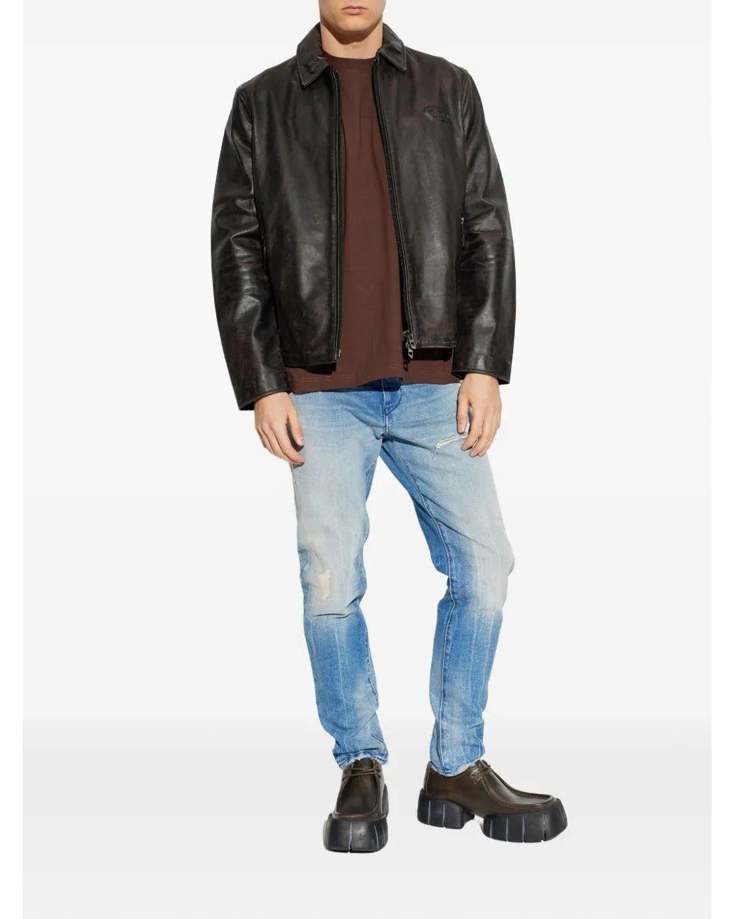 DIESEL Black Cotton Jacket for men