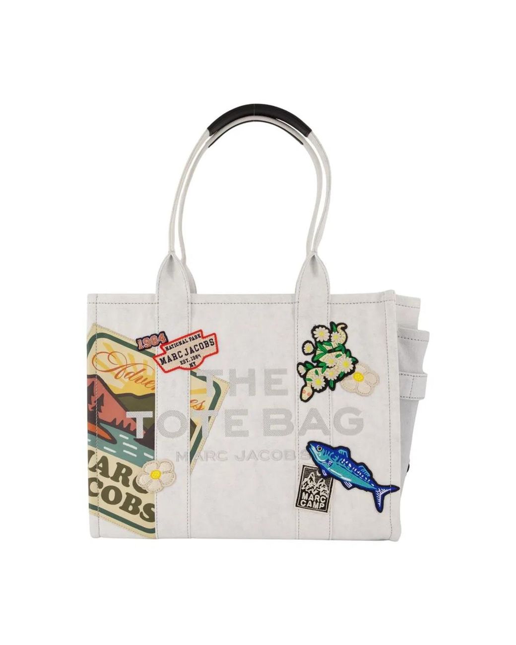Marc Jacobs White The Large Tote Shoulder Bag