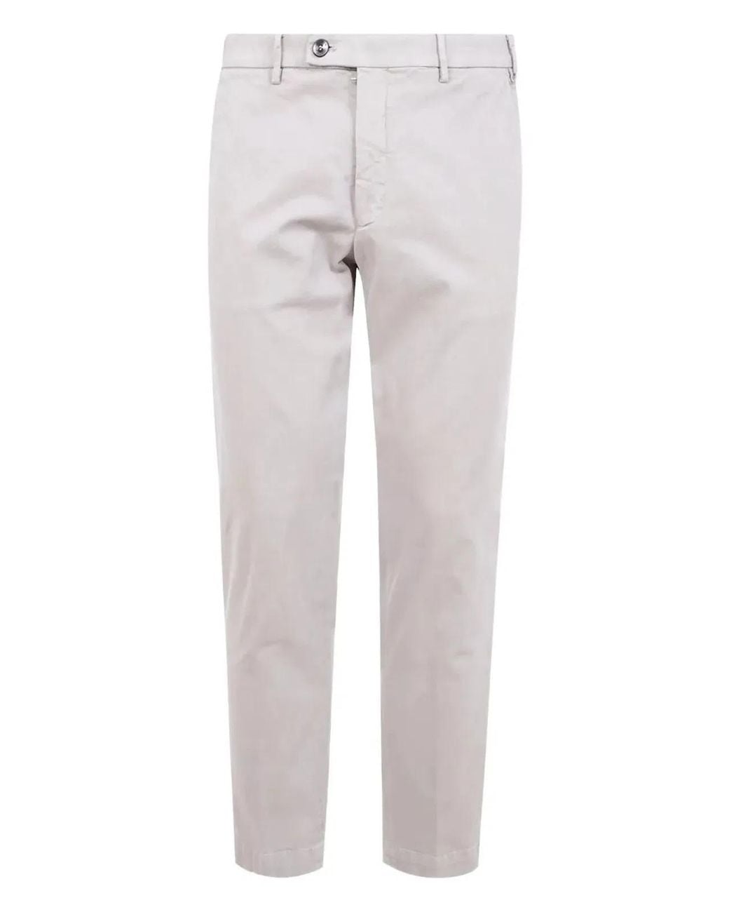 Michael Coal Gray "Capri American Pocket" Trousers for men
