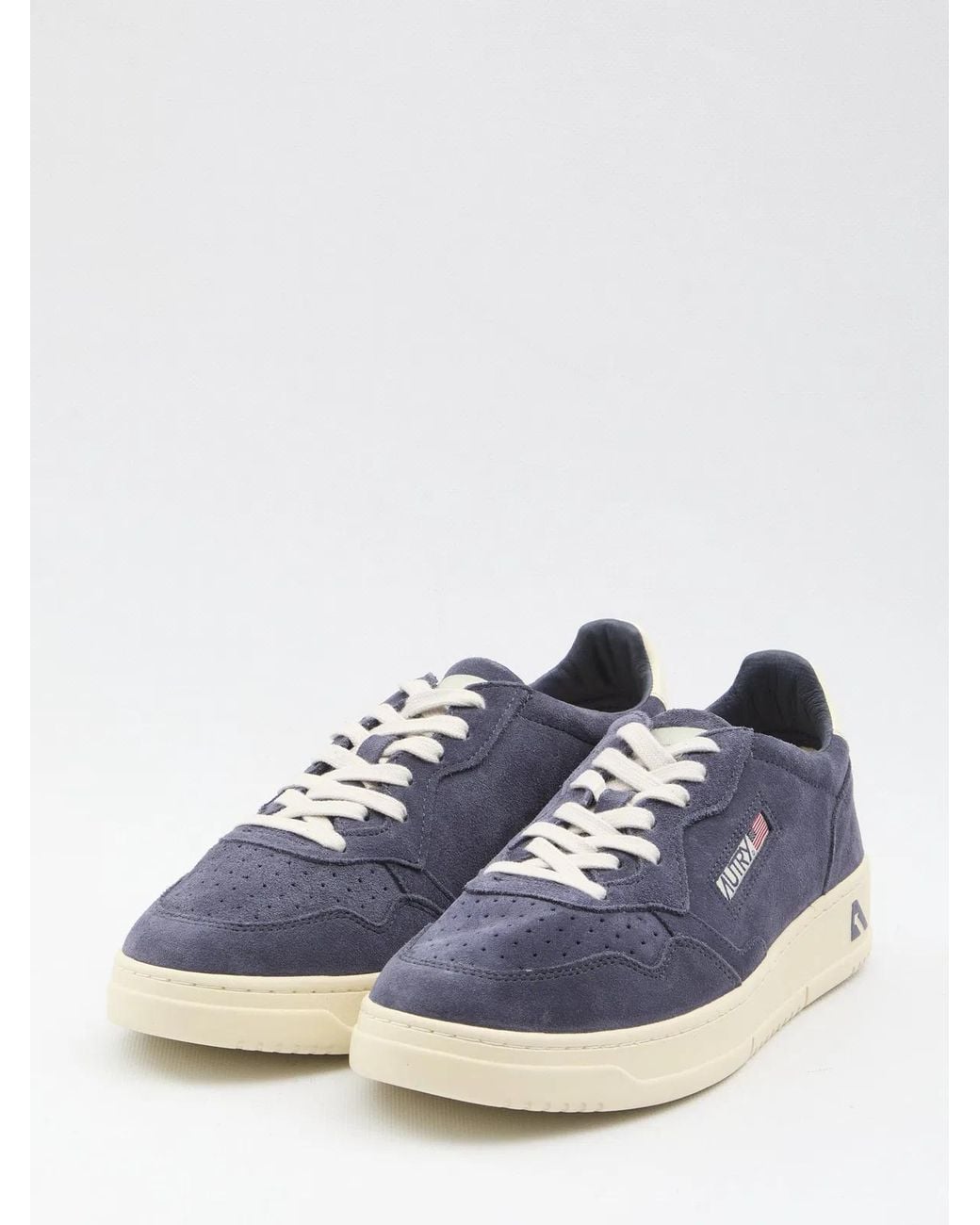 Autry Blue Medalist Low Sneakers for men
