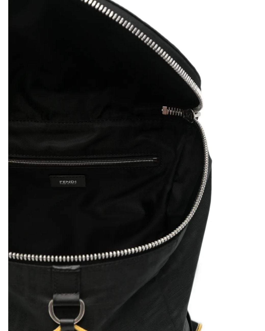 Fendi Black Tourist Backpack for men