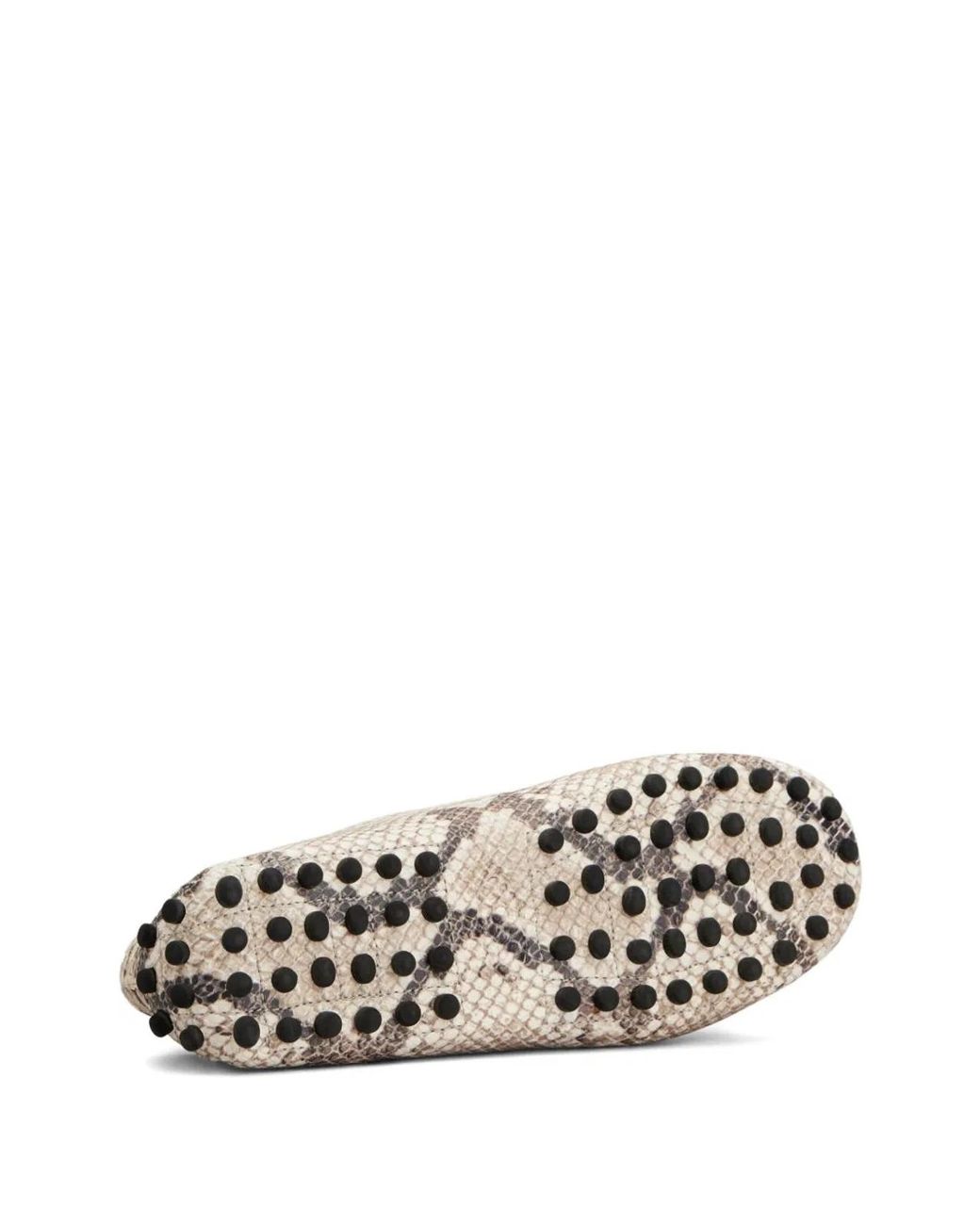 Tod's Natural Leather Flat Shoes