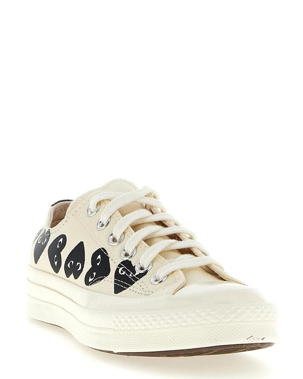 COMME DES GARÇONS PLAY White X Converse Sneakers