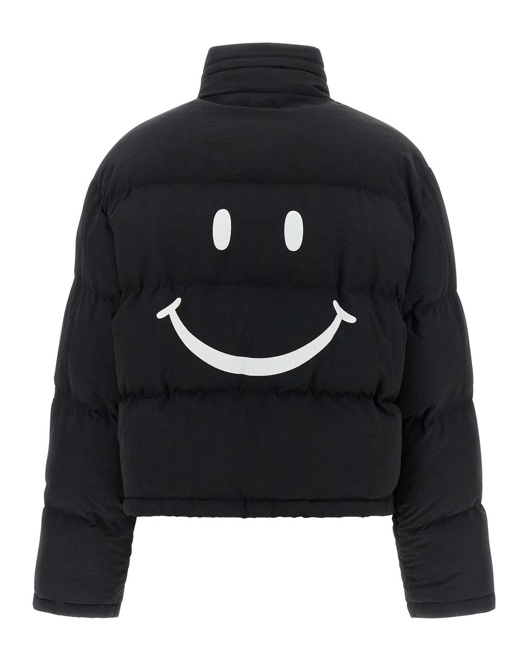 Moschino Black 'Smiley' Bomber Jacket