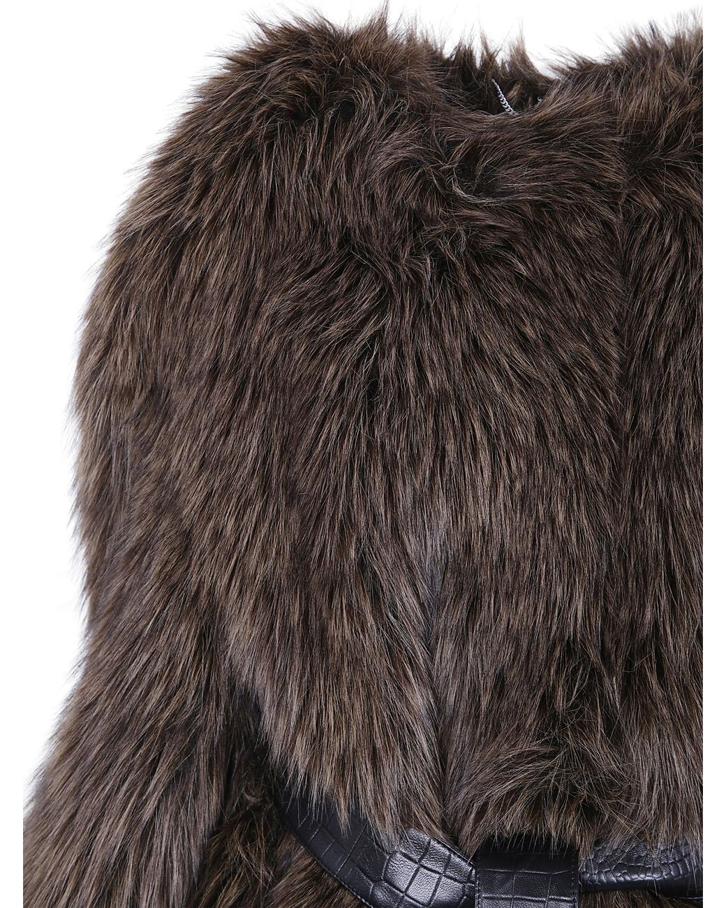 Magda Butrym Black Fur Jacket