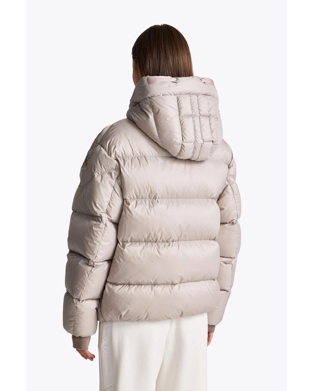 Parajumpers Gray Tilly Hooded Down Jacket