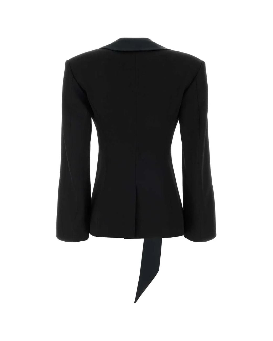 The Attico Black Wool Blazer