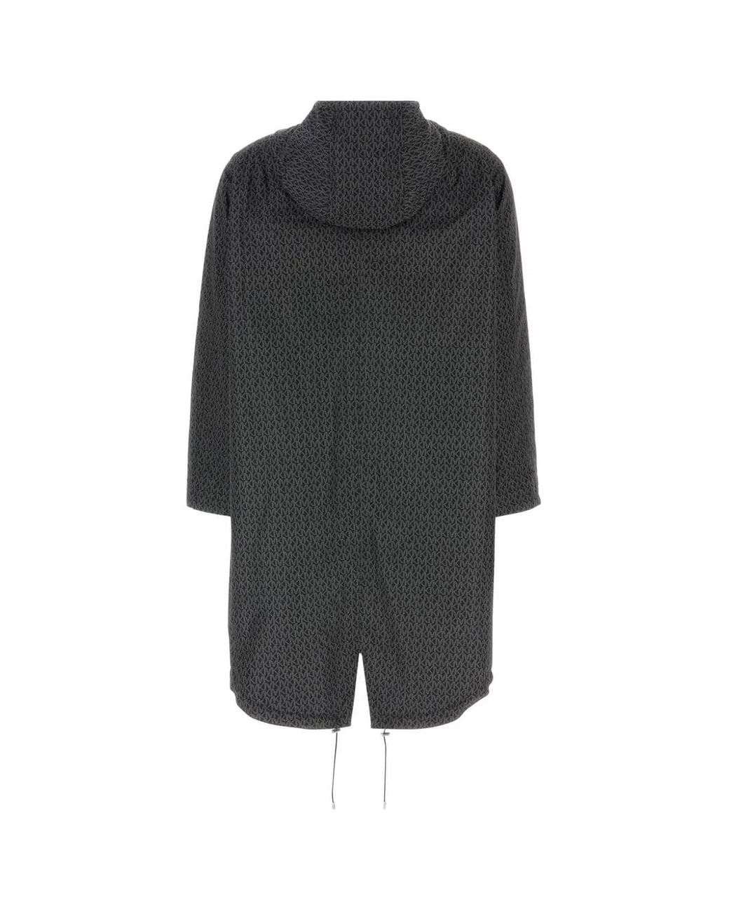 MICHAEL Michael Kors Black Printed Polyester Parka